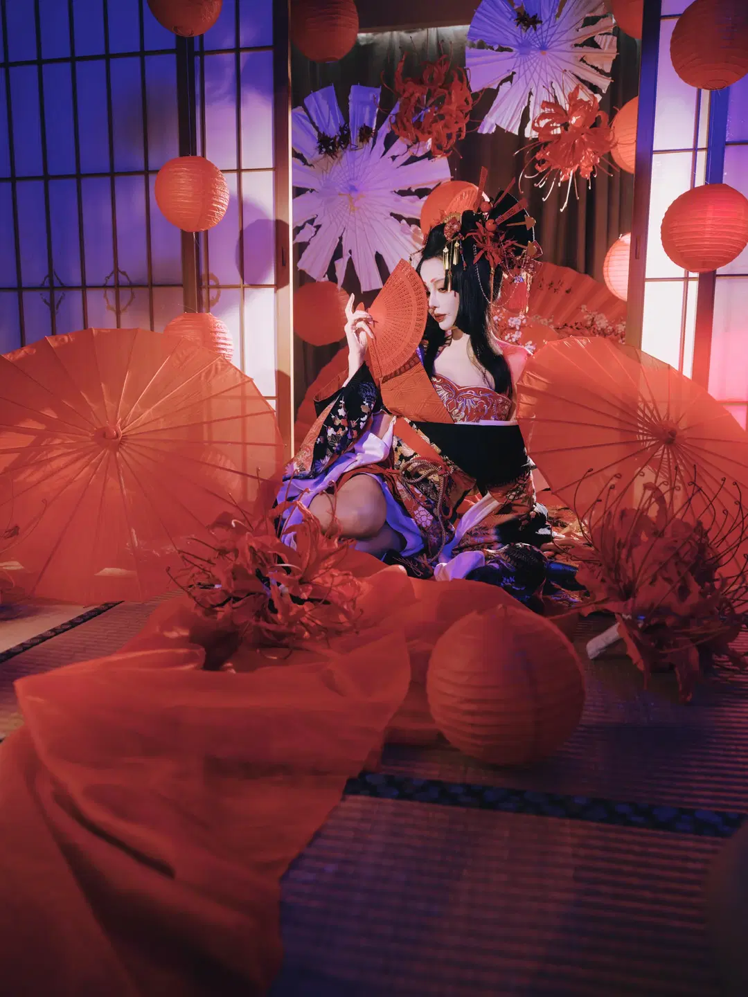 和風花魁與彼岸花的絕美邂逅 - 皮皮皮皮皮皮蛋 - 第2張