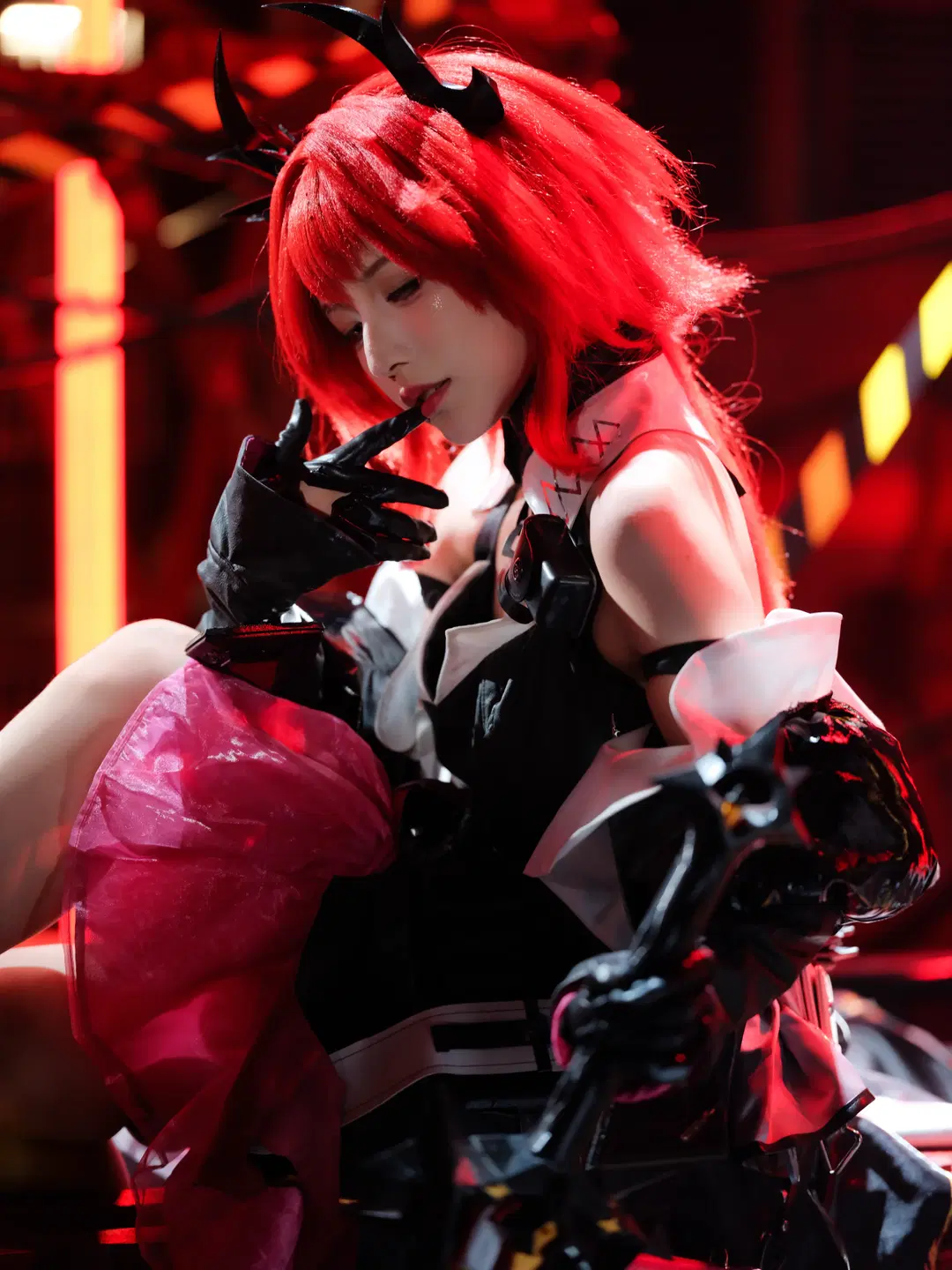 【レーヴァテイン コスプレ】アークナイツ 赤髪の悪魔のインダストリアル機械廃墟の記録 - 皮皮皮皮皮皮蛋 - 6枚目
