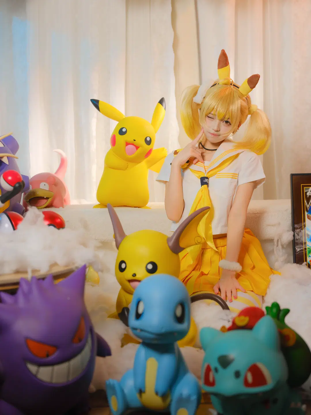 [Pikachu cosplay] Pokémon Sailor Suit Cloud Photography by 皮皮皮皮皮皮蛋 - Image 4