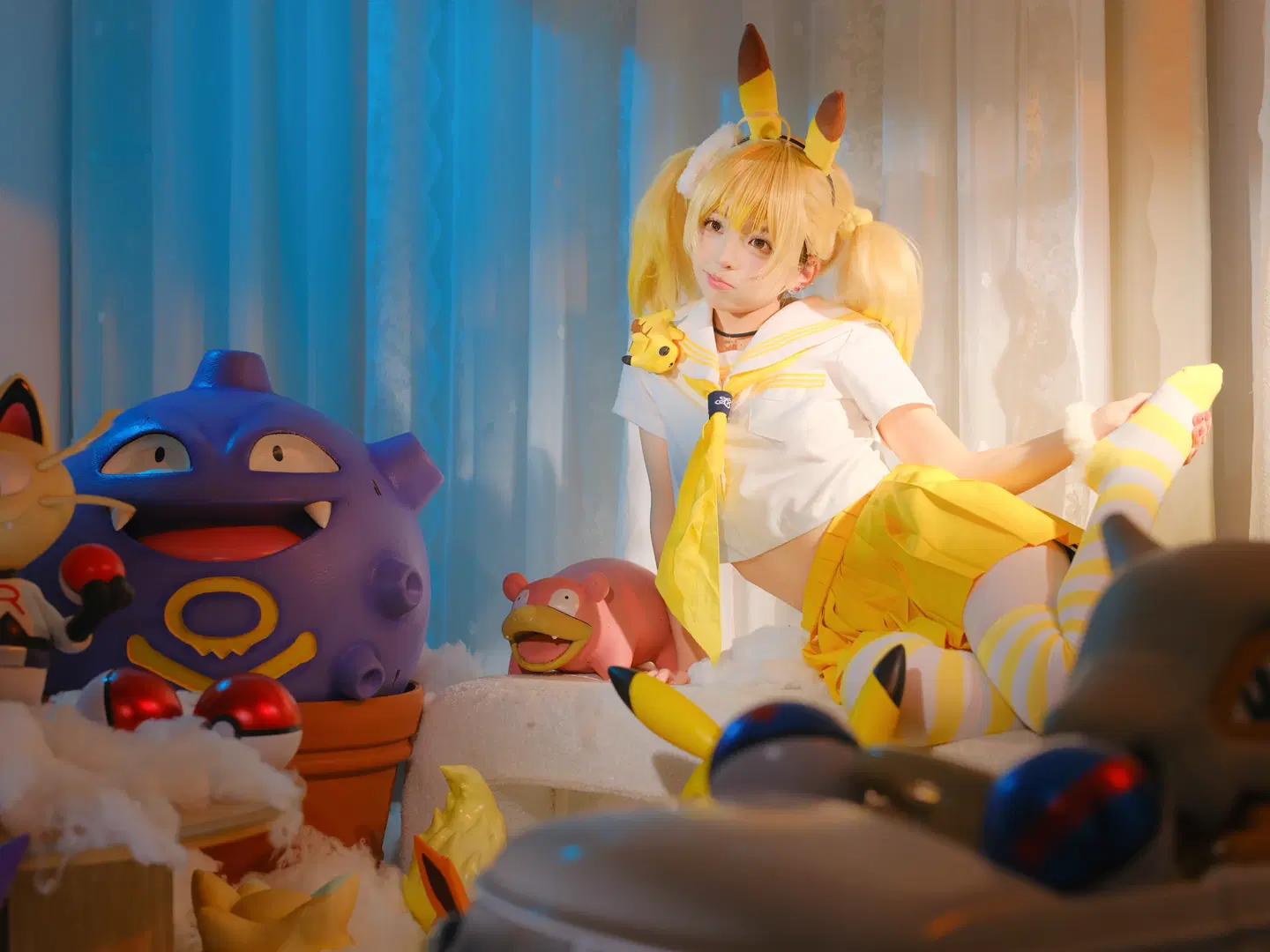 [Pikachu cosplay] Pokémon Sailor Suit Cloud Photography by 皮皮皮皮皮皮蛋 - Image 7