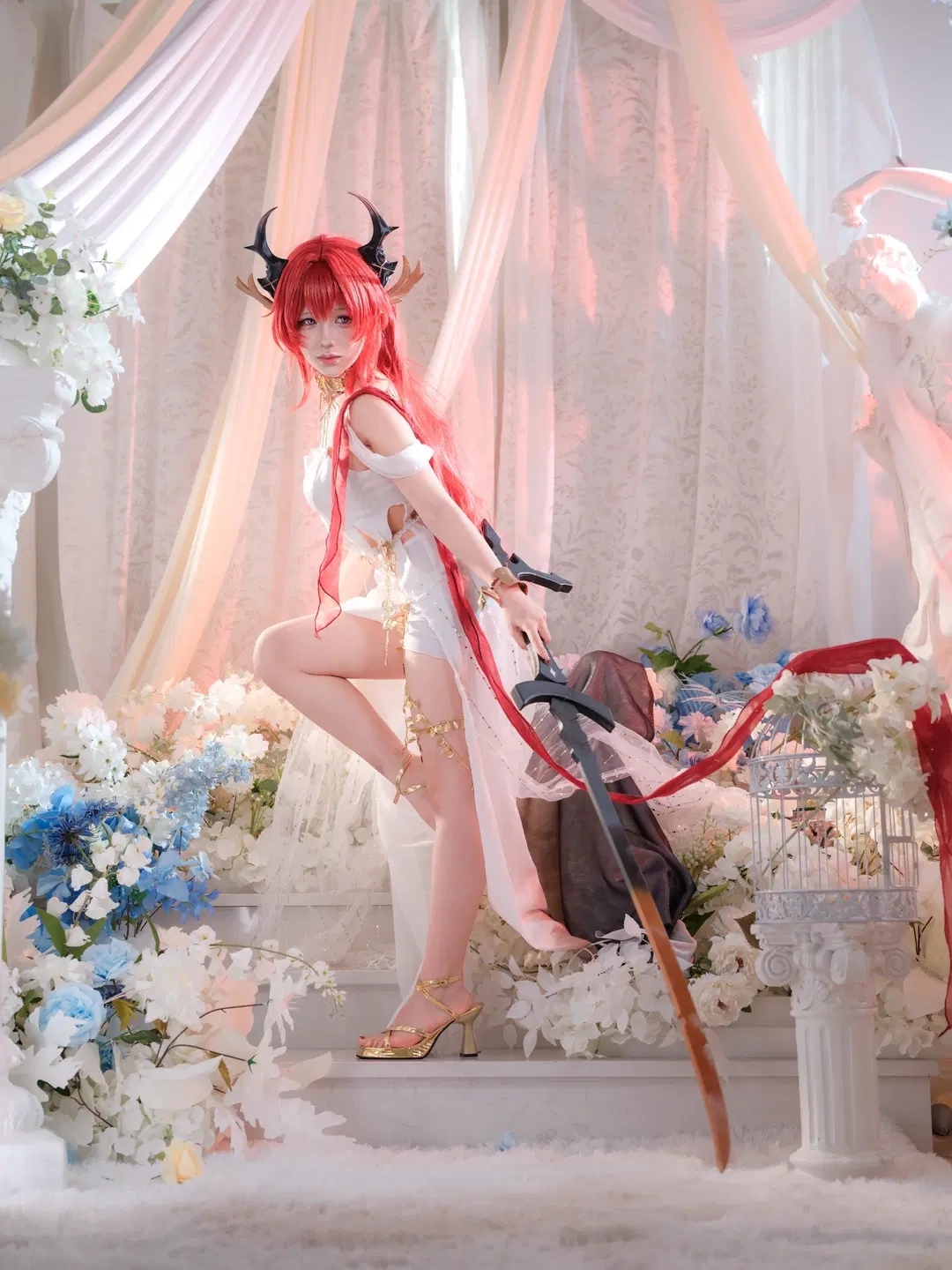 [Surtr cosplay] Arknights: A Romantic Chronicle of the Red-Haired Demon by 皮皮皮皮皮皮蛋 - Image 3