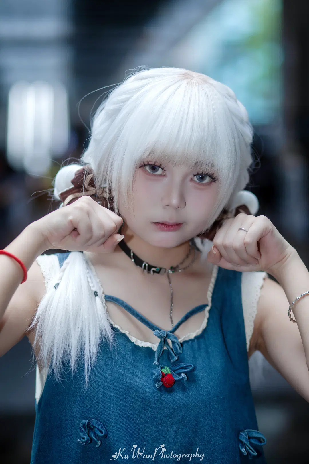 甘く優しい夏の温もり：デニムバルーンスカートのOCコスプレ イベント写真 - 酷玩ICe - 5枚目