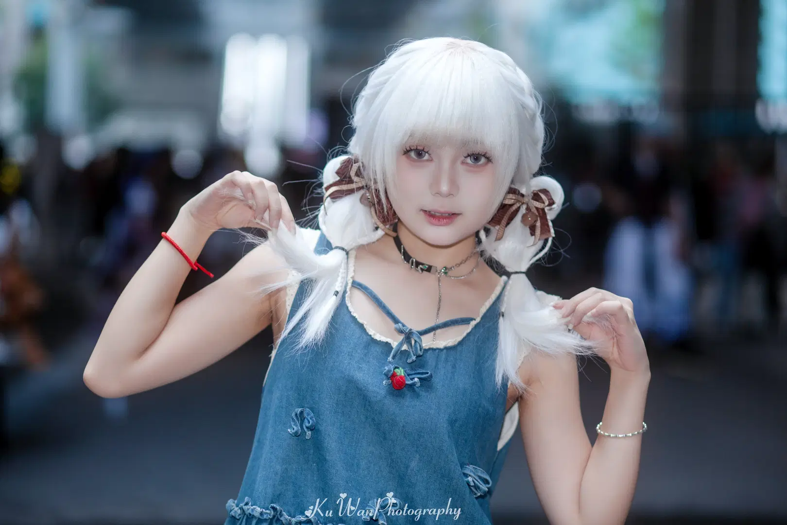 甘く優しい夏の温もり：デニムバルーンスカートのOCコスプレ イベント写真 - 酷玩ICe - 6枚目