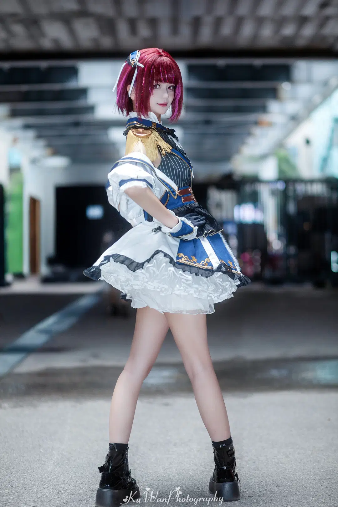 Stage style, Idol style, Stage outfit, Oshi no Ko, Arima Kana cosplay