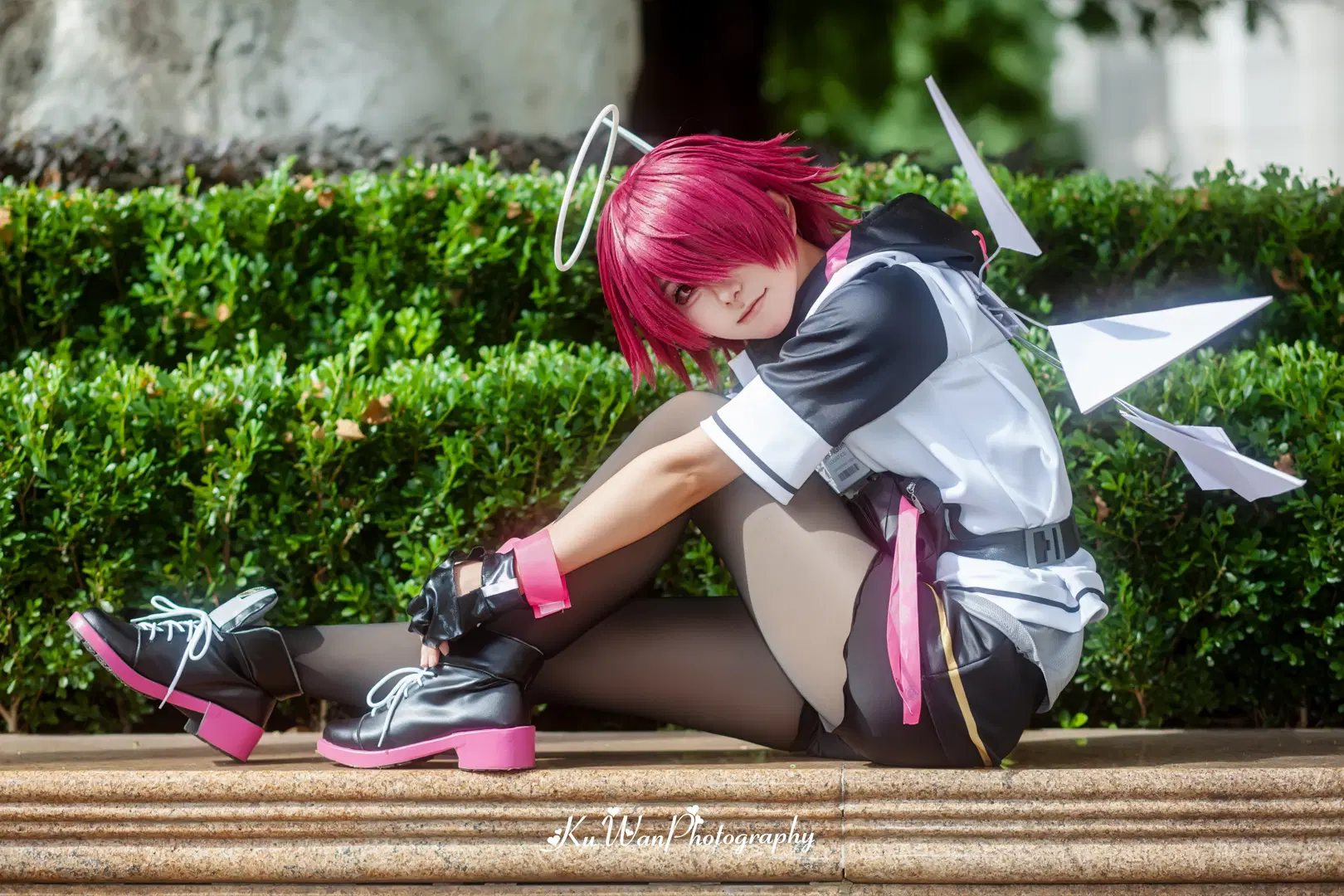 [Exusiai cosplay] Arknights field work angel's daily life by 酷玩ICe - Image 4