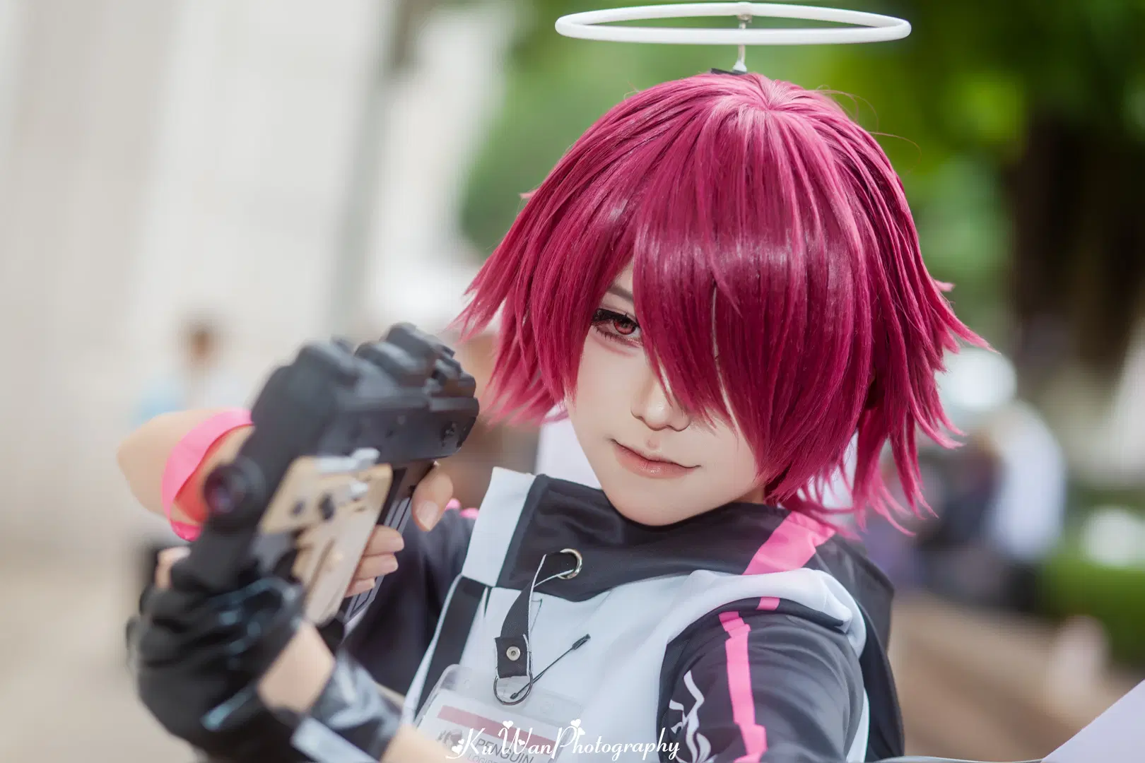 [Exusiai cosplay] Arknights field work angel's daily life by 酷玩ICe - Image 5