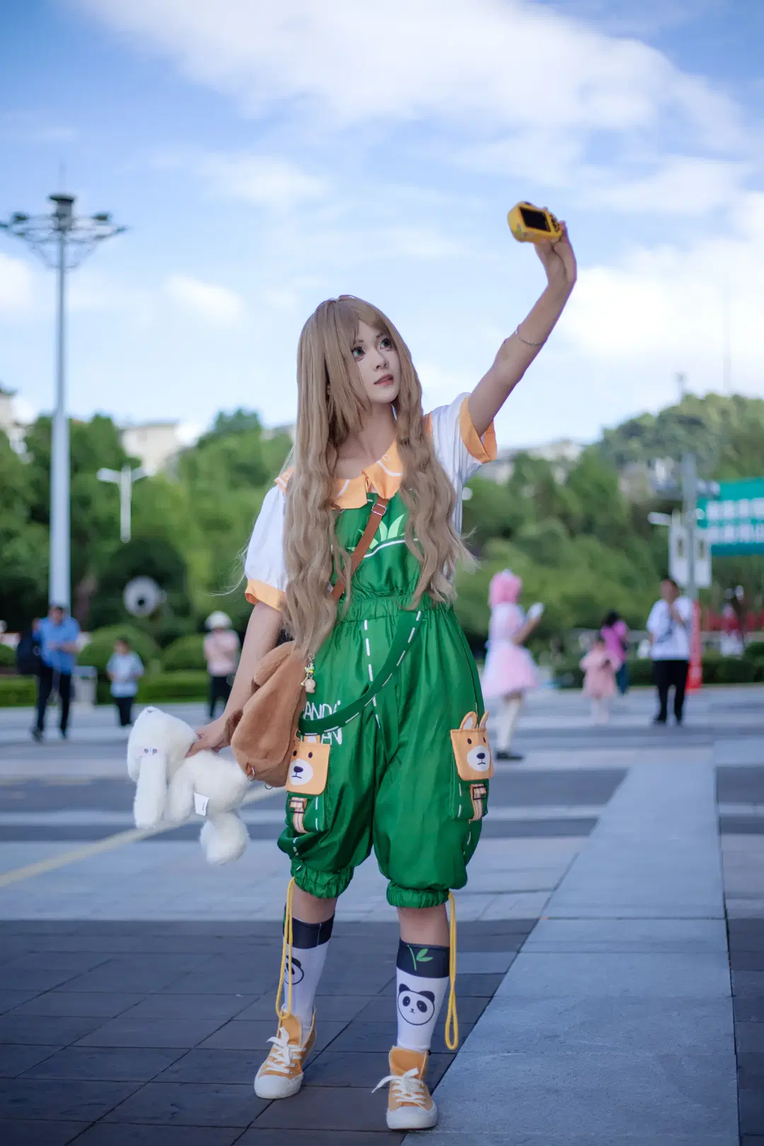 cosplay, Outdoor shoot, Identity V, White stockings, Fiona cosplay