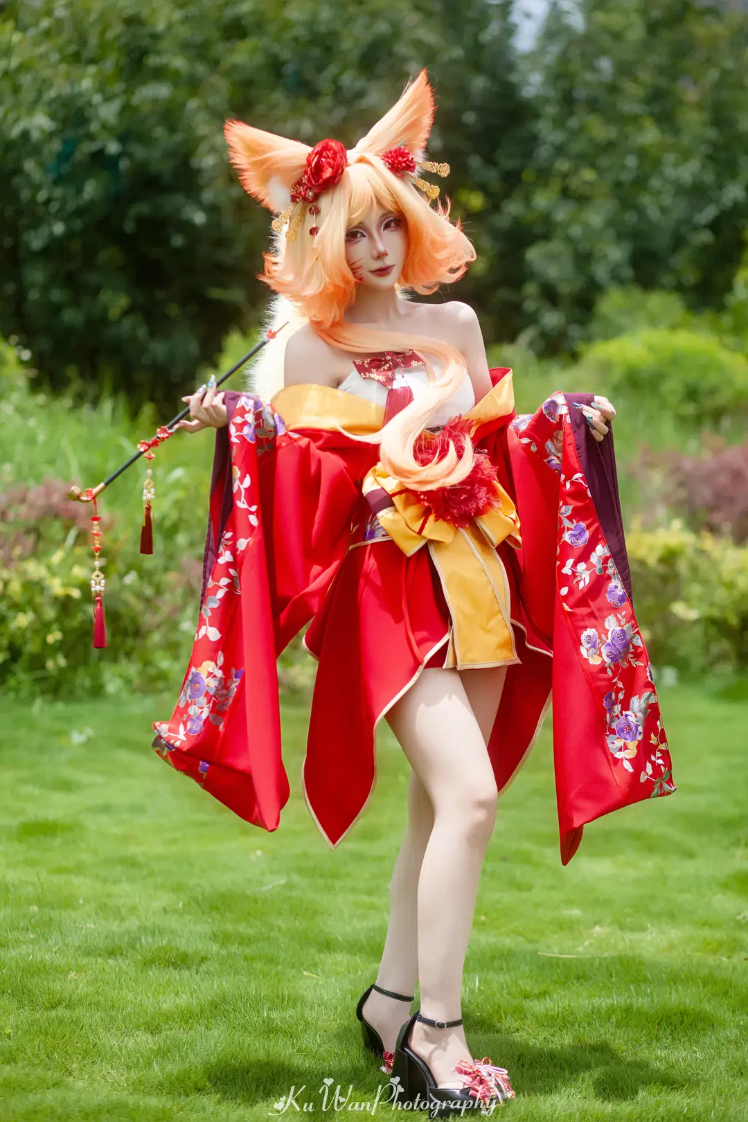 オナー・オブ・キングス, 独自設定, 二次元コスプレ, 妲己コスプレ, ロケ撮影