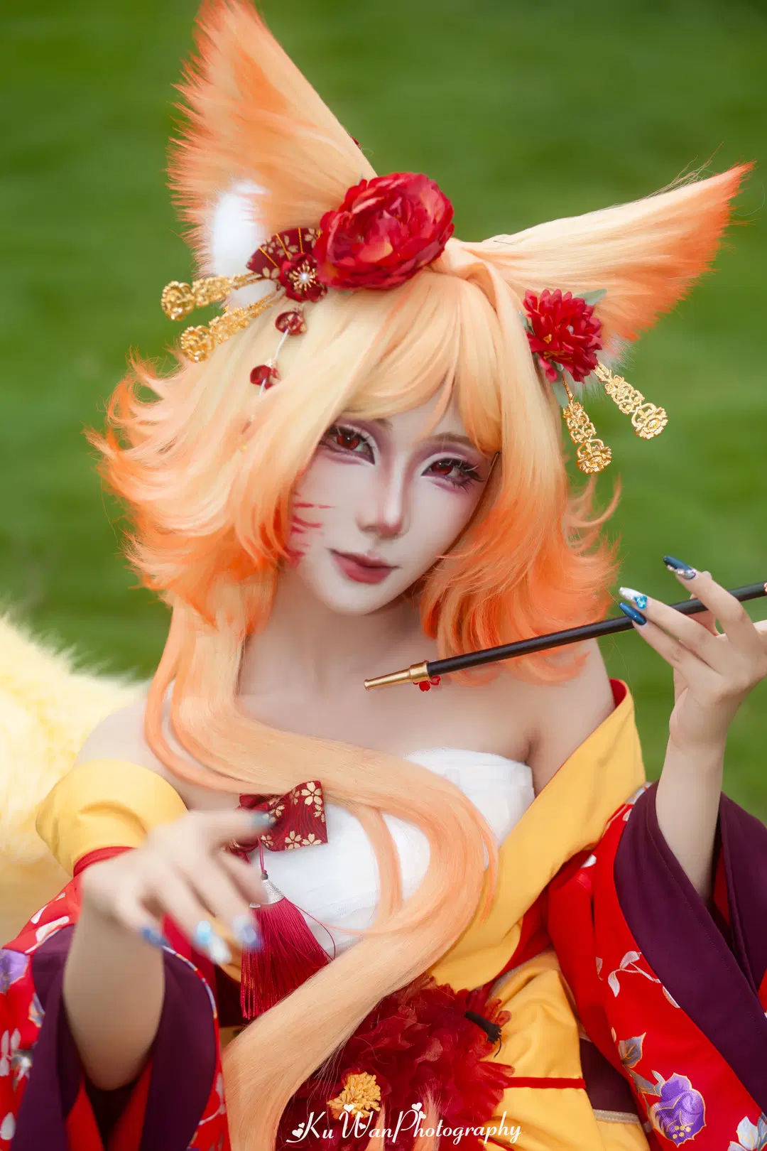 【Daji cosplay】Crimson Robes & Fox Shadows: Honor of Kings Headcanon / Original setting Location Shoot Photo Drop by 酷玩ICe - Image 5