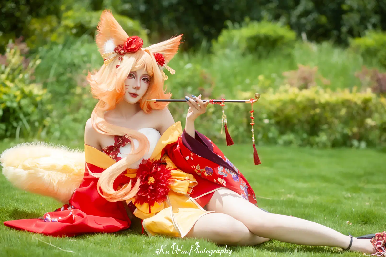 【Daji cosplay】Crimson Robes & Fox Shadows: Honor of Kings Headcanon / Original setting Location Shoot Photo Drop by 酷玩ICe - Image 6