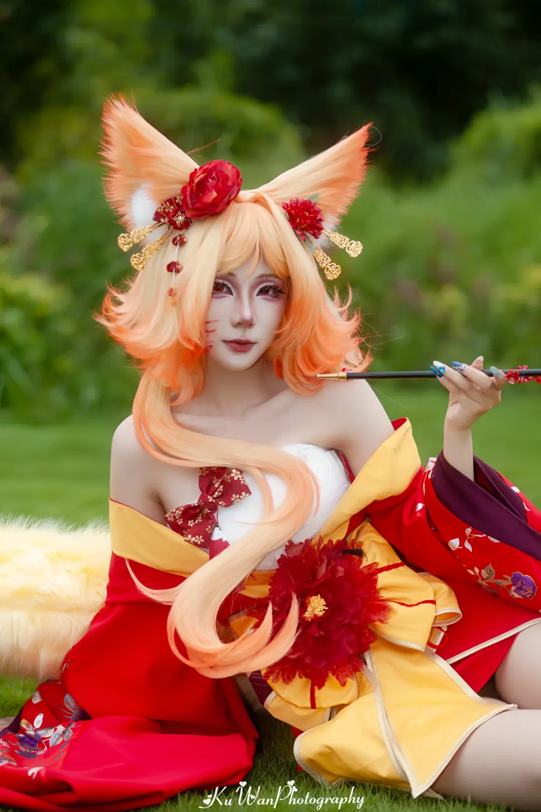 【Daji cosplay】Crimson Robes & Fox Shadows: Honor of Kings Headcanon / Original setting Location Shoot Photo Drop by 酷玩ICe - Image 7
