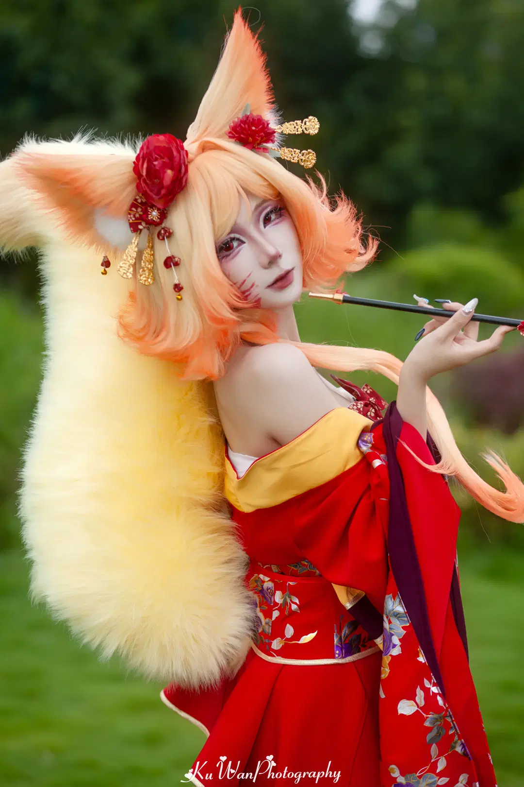 【Daji cosplay】Crimson Robes & Fox Shadows: Honor of Kings Headcanon / Original setting Location Shoot Photo Drop by 酷玩ICe - Image 8