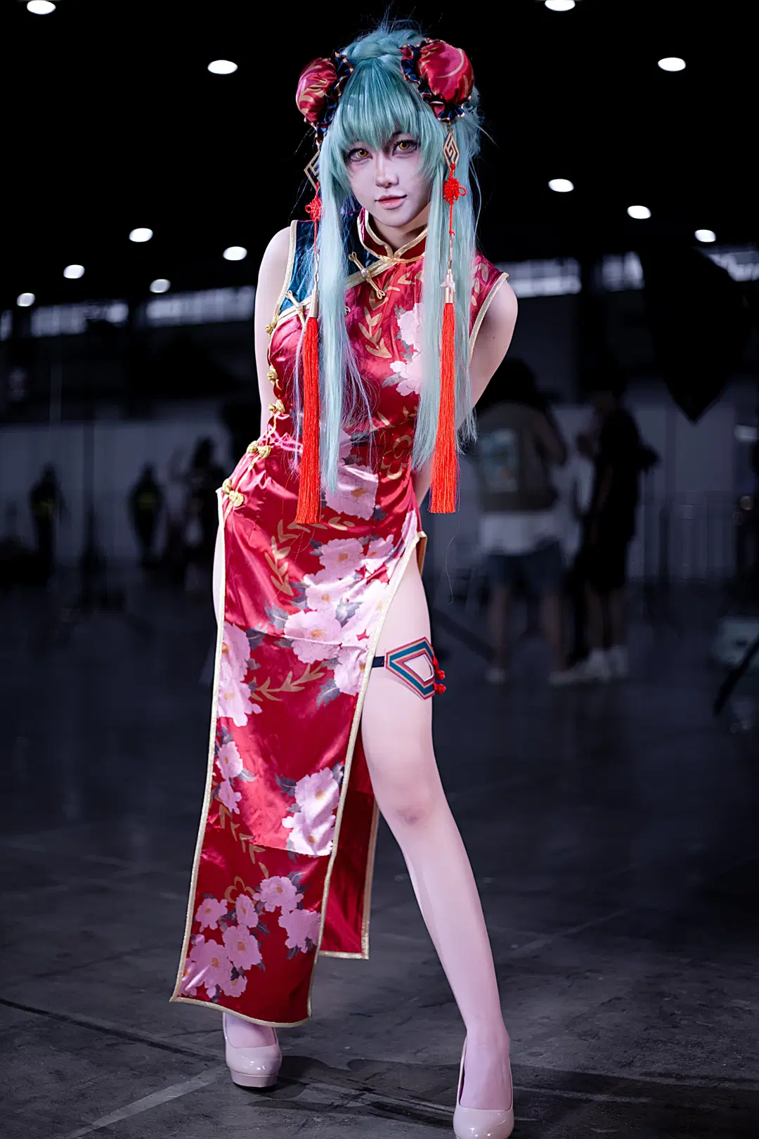 漫展摄影, 白丝, 反叛的鲁路修, C.C.cos, 国风旗袍