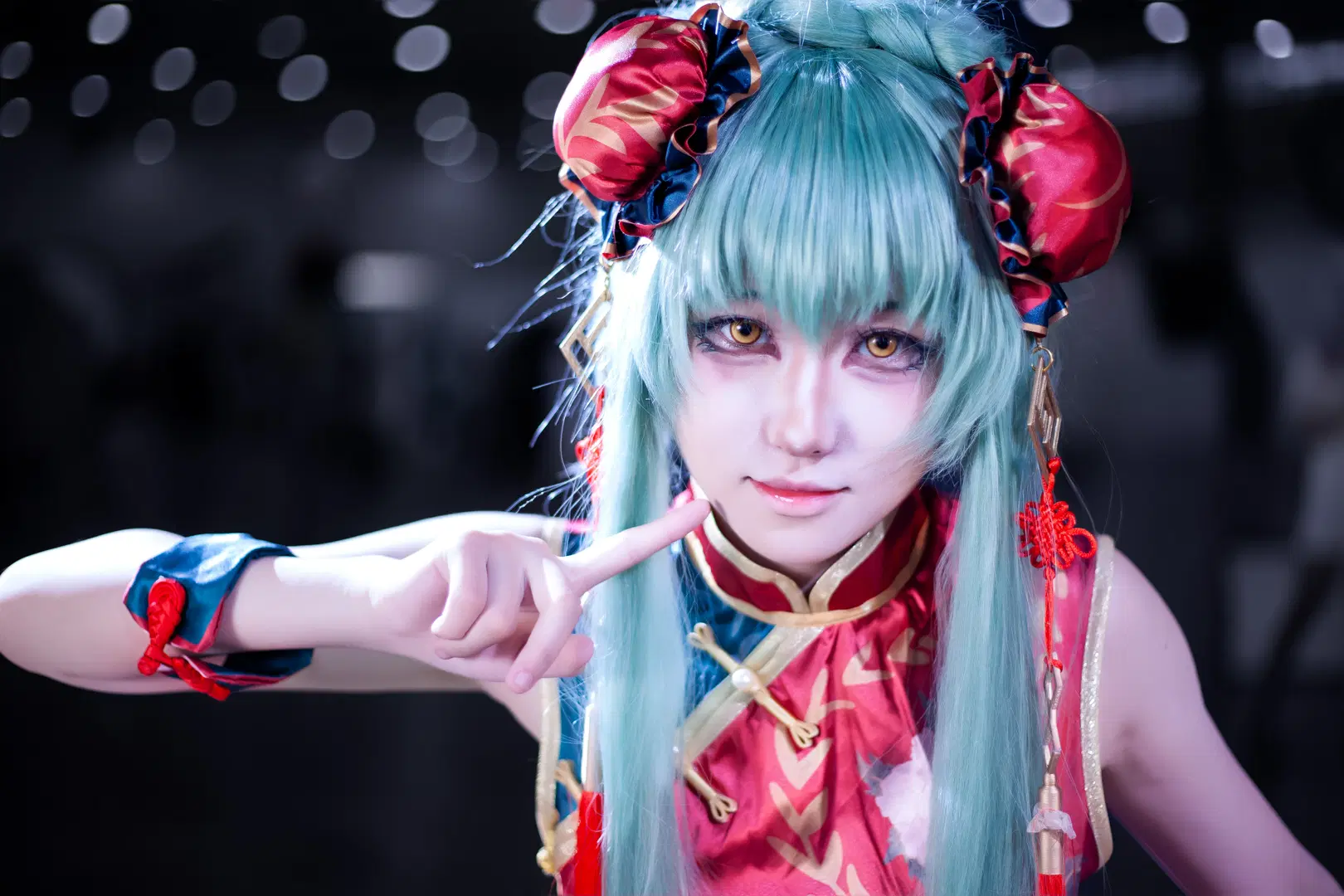 [C.C. cosplay] Code Geass: Lelouch of the Rebellion: Red Peony Qipao Showcases Chinese Witch Aura by 酷玩ICe - Image 7