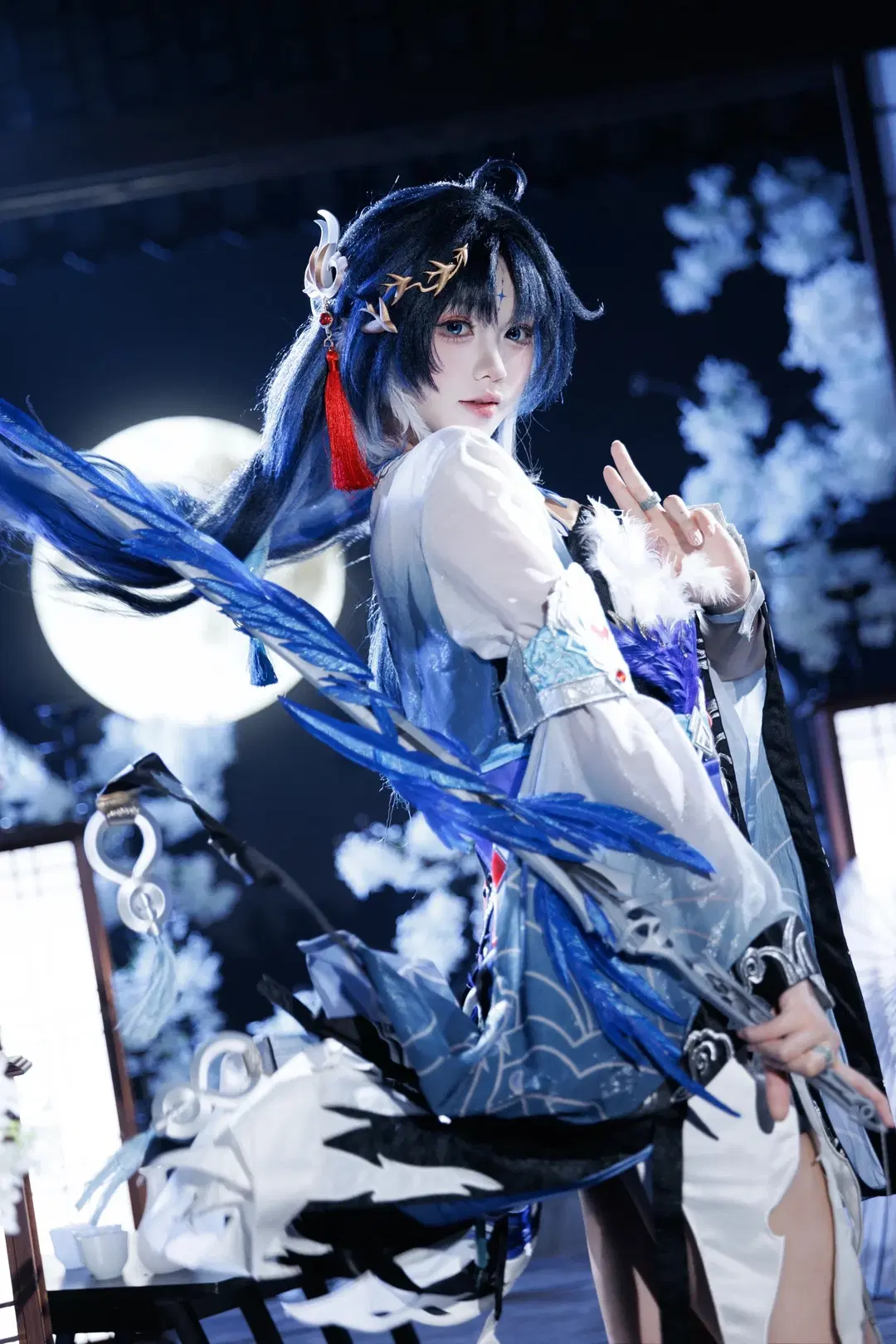 cosplay, CICF, 漫展自由行, 正片, 蓝发高开叉