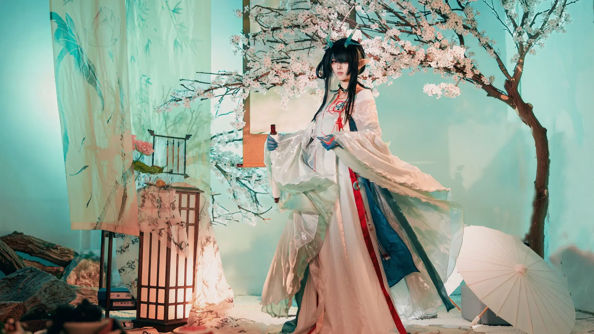 スタジオ撮影, アークナイツ, 古風コスプレ, 中国風写真, シーコスプレ