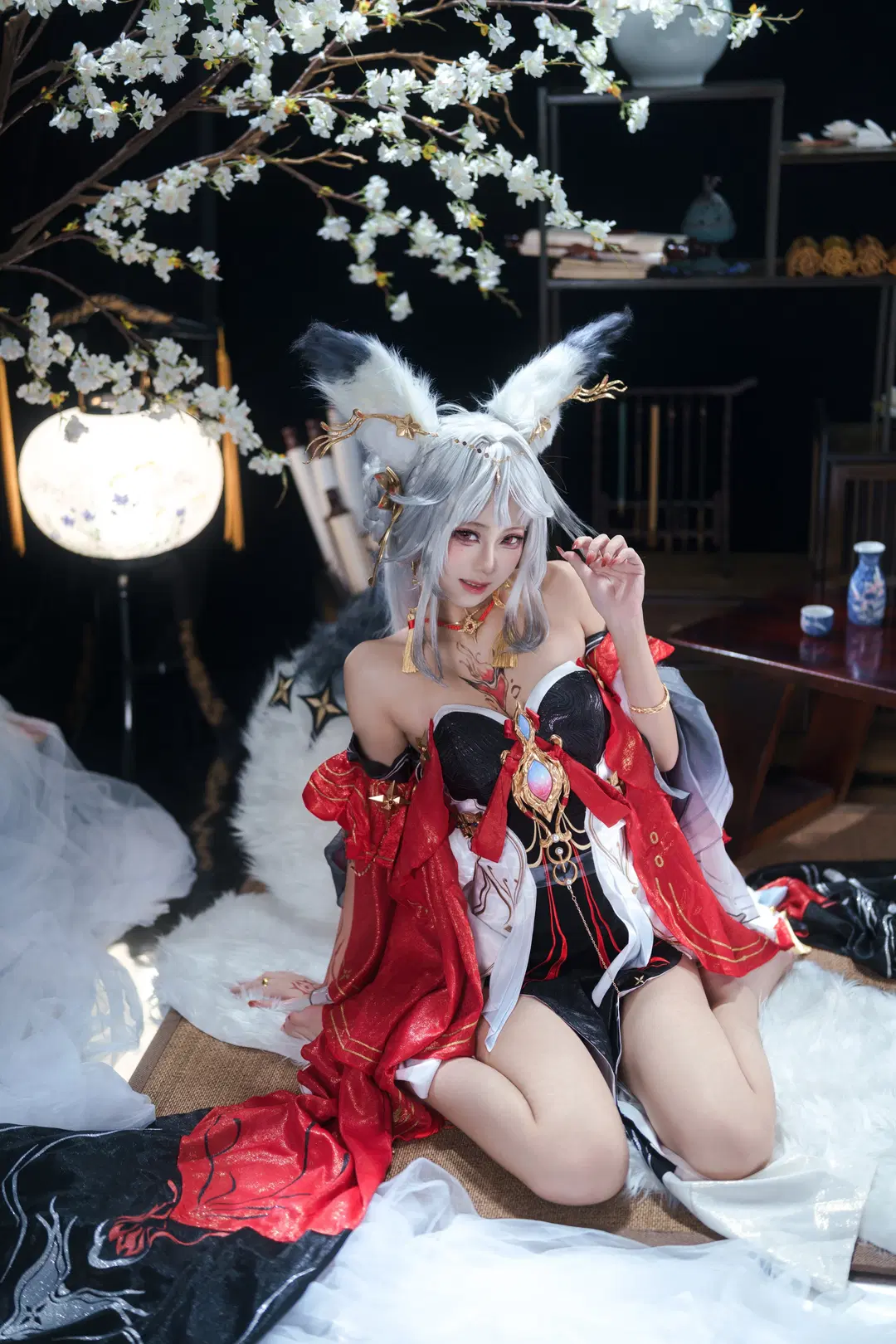 Wuthering Waves, Cosplay photography, Traditional Chinese style cosplay, Kemonomimi girl, Hsin cosplay