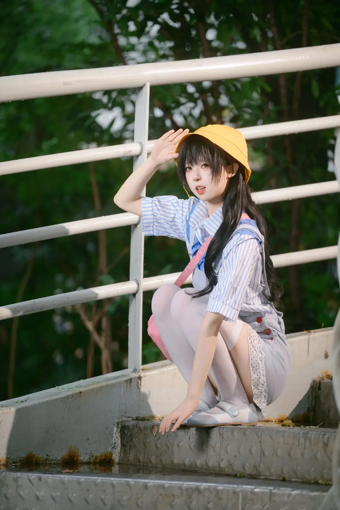 日系小清新, cosplay摄影, 白丝袜, 青春校园风, 初夏写真