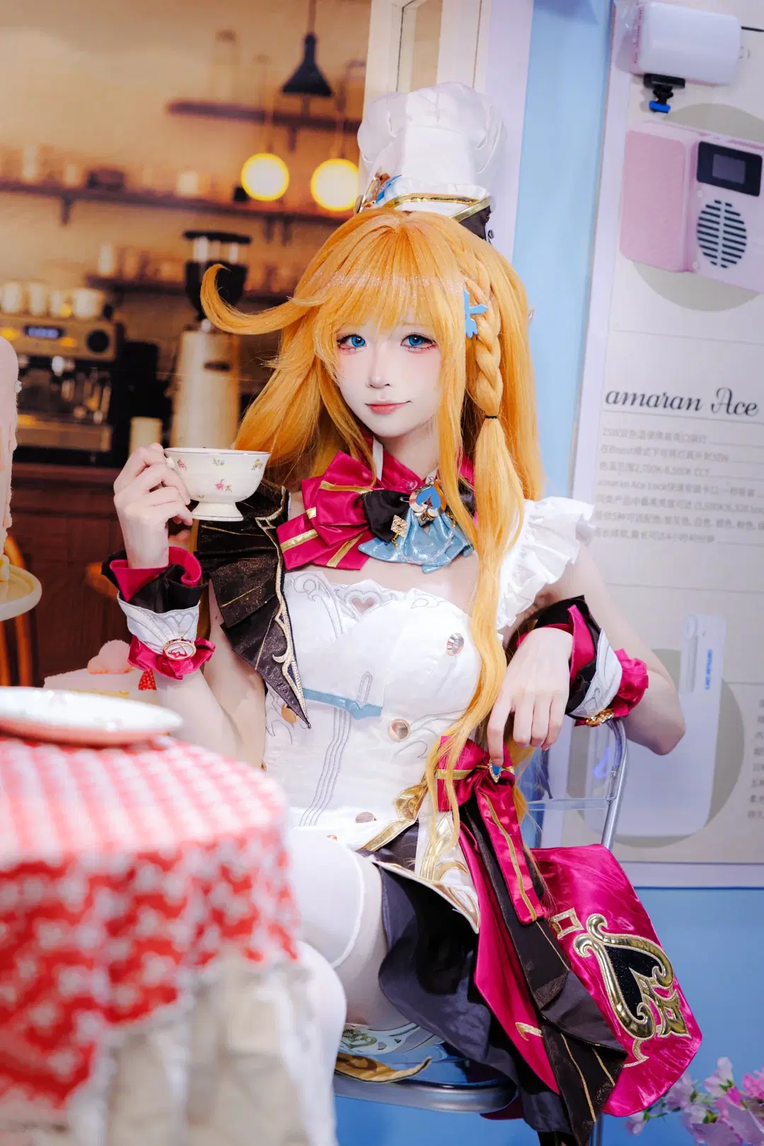 Genshin Impact, Convention photos, Escoffier cosplay, BW 2026, Stockings