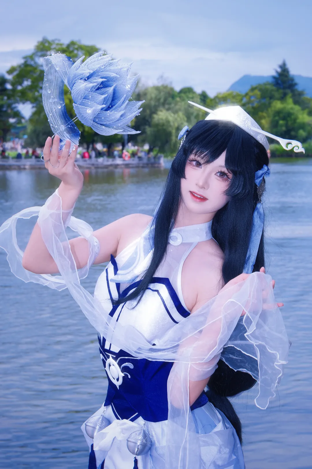 cosplay, 王者荣耀, 西施cos, 水边摄影, 西施旧设 - 第1张