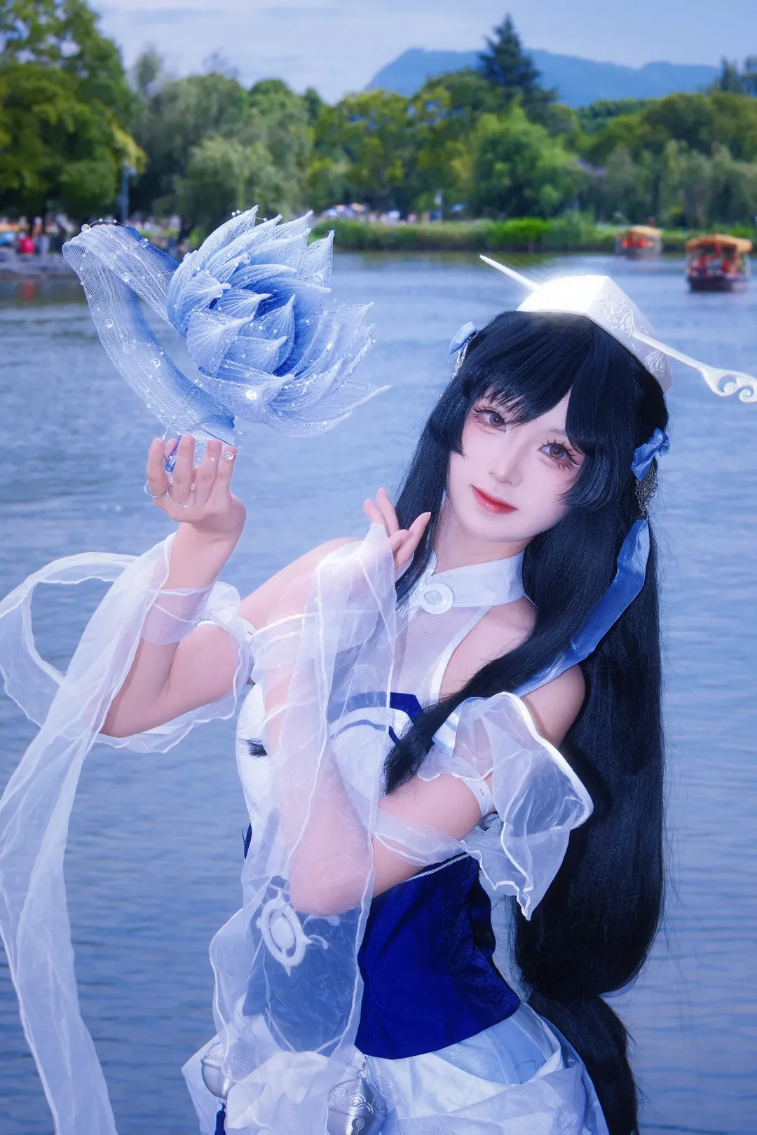 cosplay, 王者荣耀, 西施cos, 水边摄影, 西施旧设