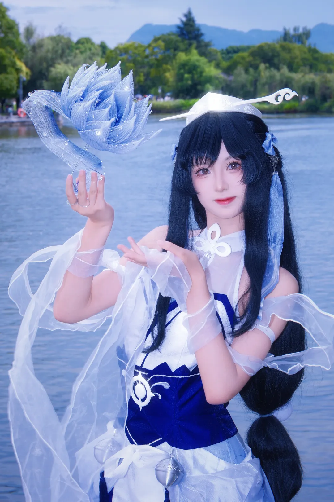 cosplay, 王者荣耀, 西施cos, 水边摄影, 西施旧设 - 第3张