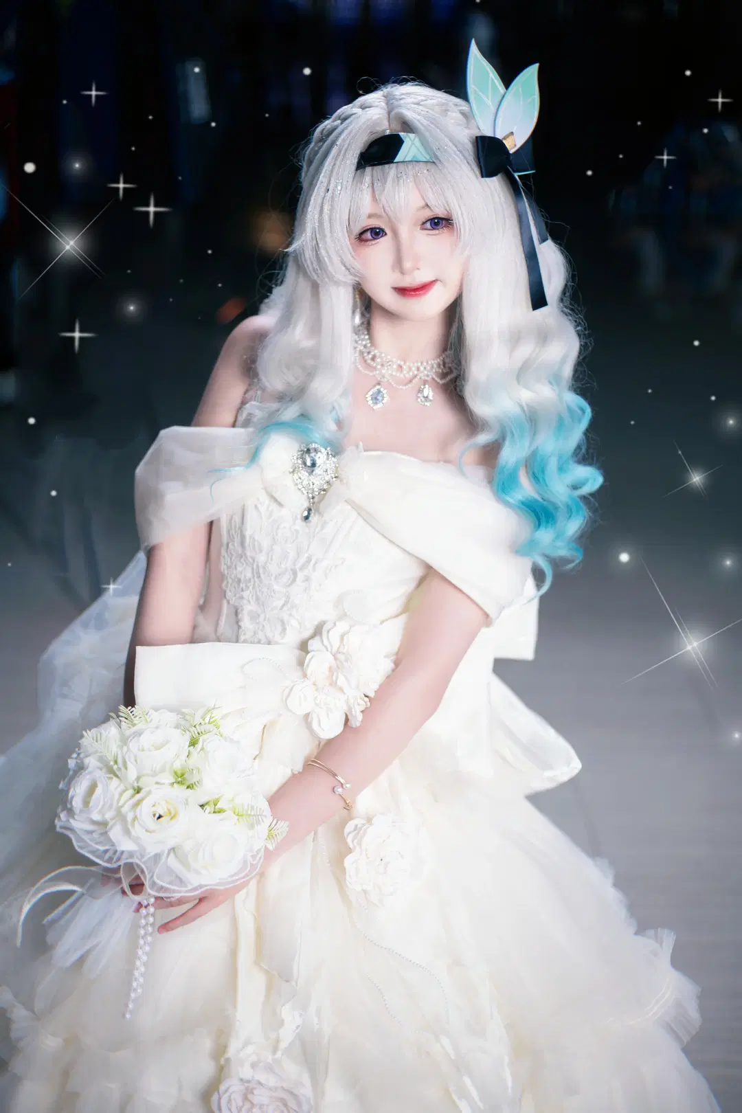 崩坏星穹铁道, 流萤cos, 花嫁cos, 流萤私设, 梦幻婚纱