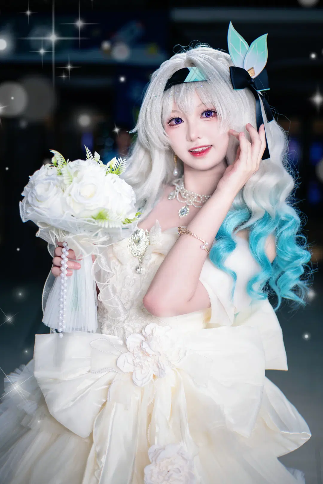 崩壊：スターレイル, ホタル コスプレ, 花嫁, 独自設定, 白薔薇