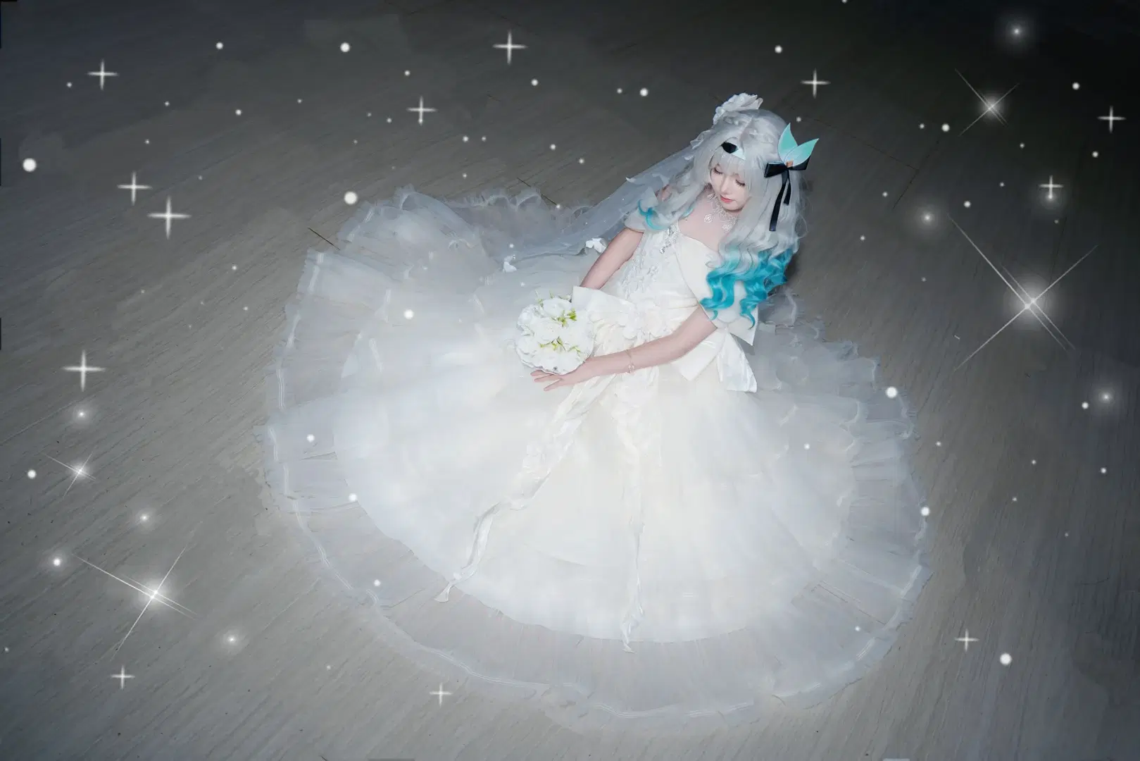 【流萤cos】崩坏星穹铁道 私设婚纱造型分享 - 小曦睡不醒 - 第2张
