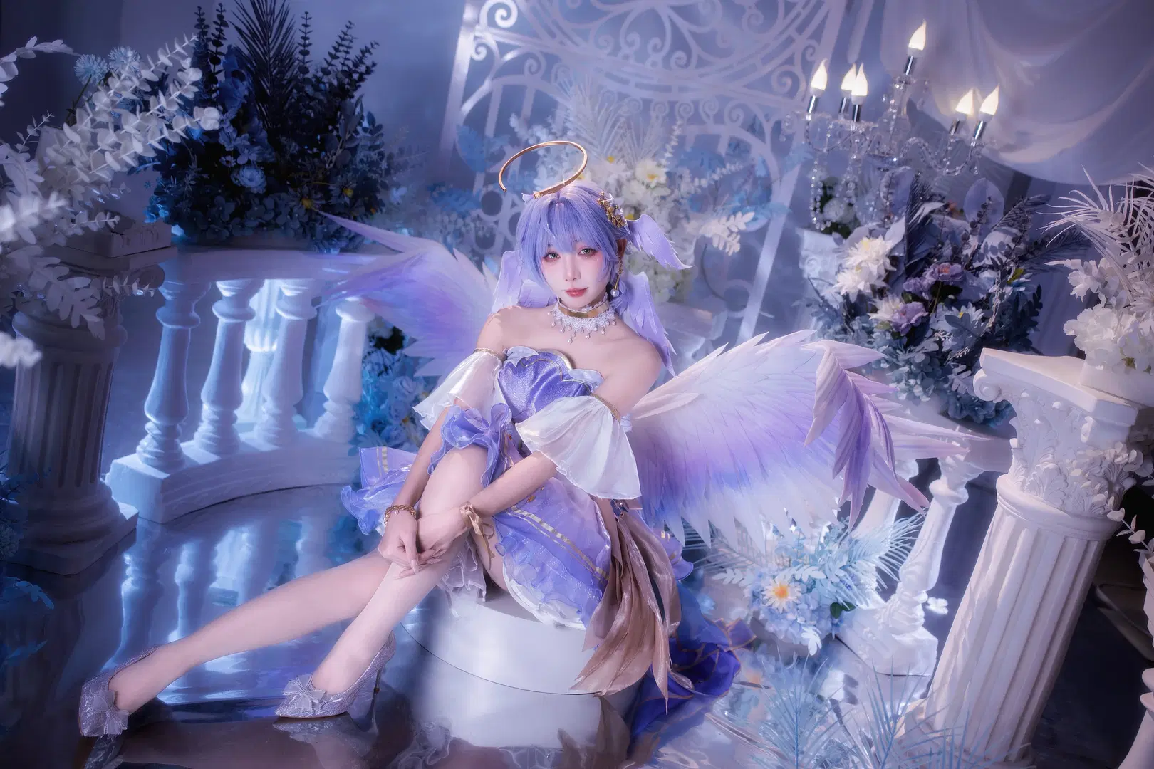 【知更鸟cos】圣心咏叹调梦幻棚拍姿势分享 - 云离饱饱 - 第5张