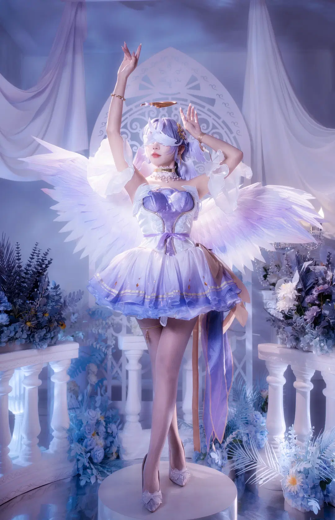 【知更鸟cos】圣心咏叹调梦幻棚拍姿势分享 - 云离饱饱 - 第6张
