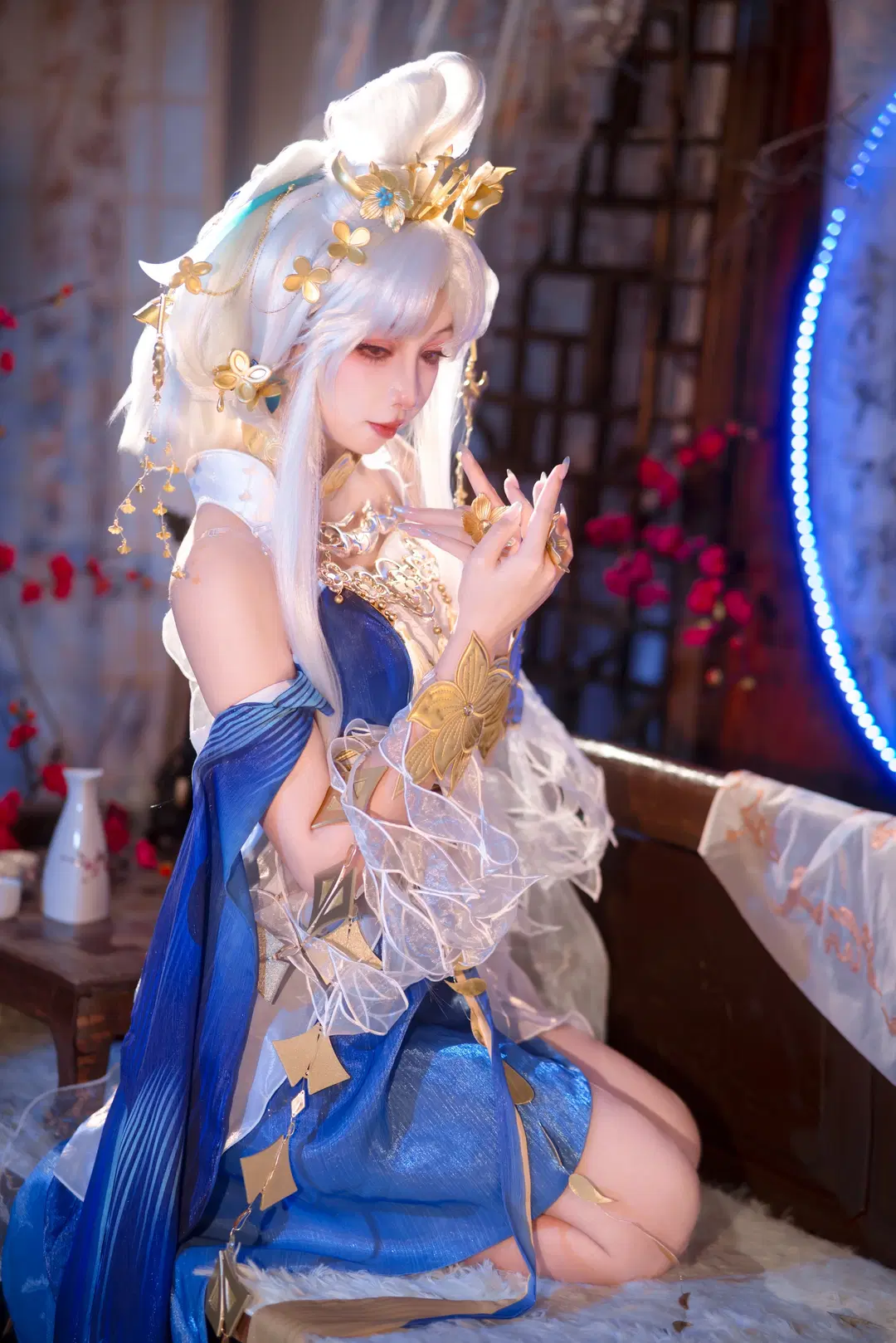 【嫦娥 コスプレ】『オナー・オブ・キングス』嫦娥 星落盞 - 云离饱饱 - 4枚目