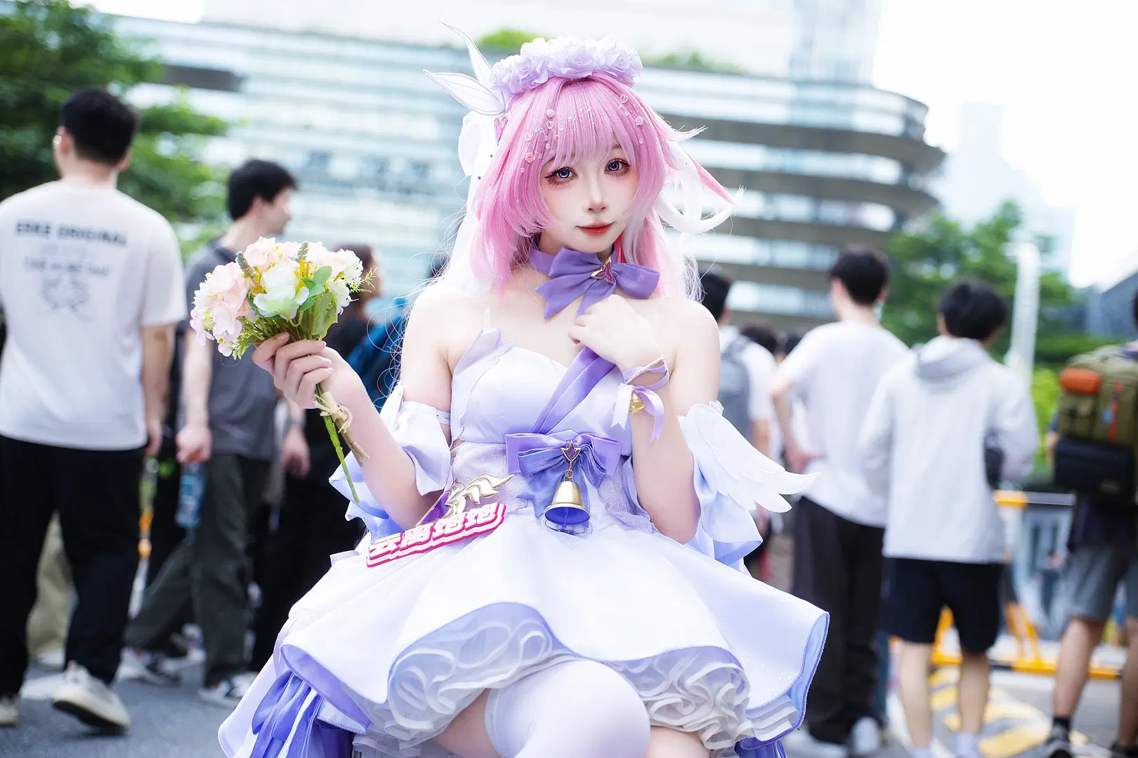爱莉希雅花嫁cos 崩坏3漫展场照返图 - 云离饱饱 - 第8张