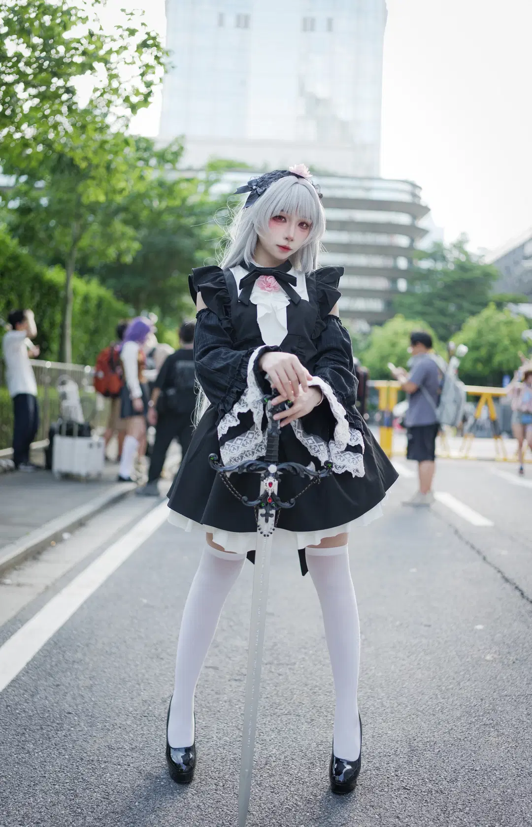 萤火虫漫展, 哥特风, 白丝, 蔷薇少女, 水银灯cos