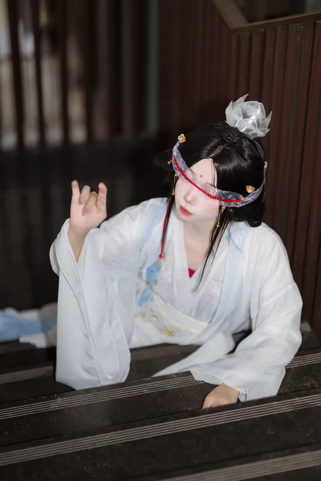【曹敬観音コスプレ】『風燕伝：Where Winds Meet』漢服のセルフコーディネート本編写真：古風コスプレ＆二次元撮影 - 云离饱饱 - 6枚目
