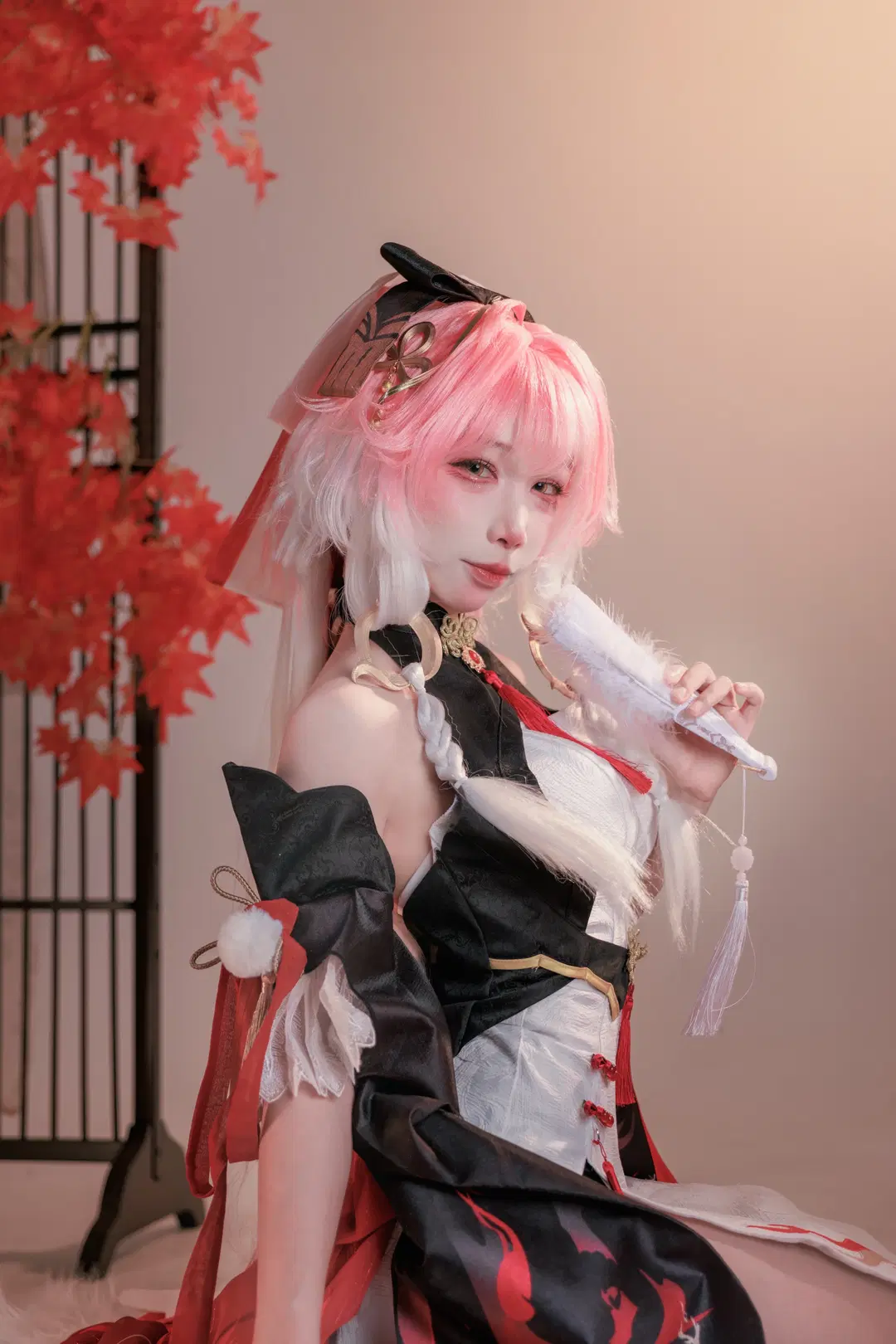 【長離 コスプレ】鳴潮 長離 チャイナドレス スタジオ撮影ポーズ解説 - 云离饱饱 - 10枚目