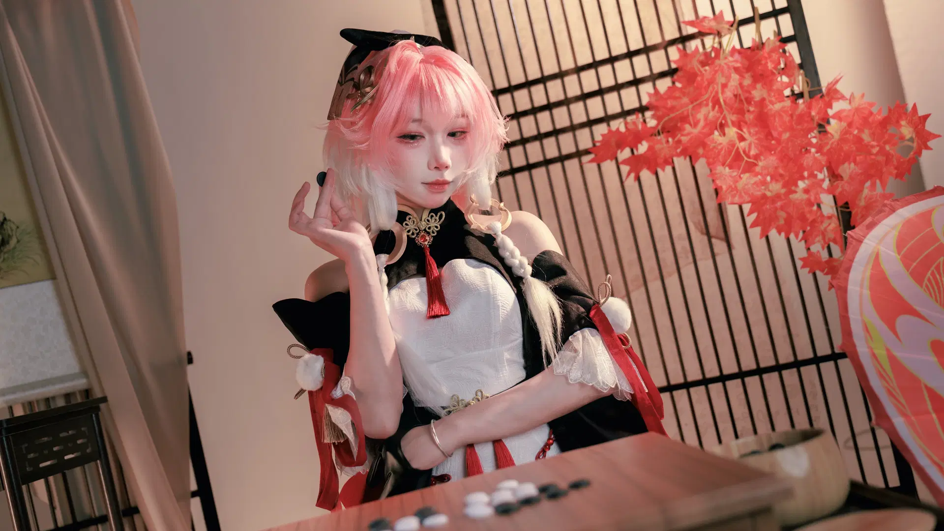 【長離 コスプレ】鳴潮 長離 チャイナドレス スタジオ撮影ポーズ解説 - 云离饱饱 - 3枚目