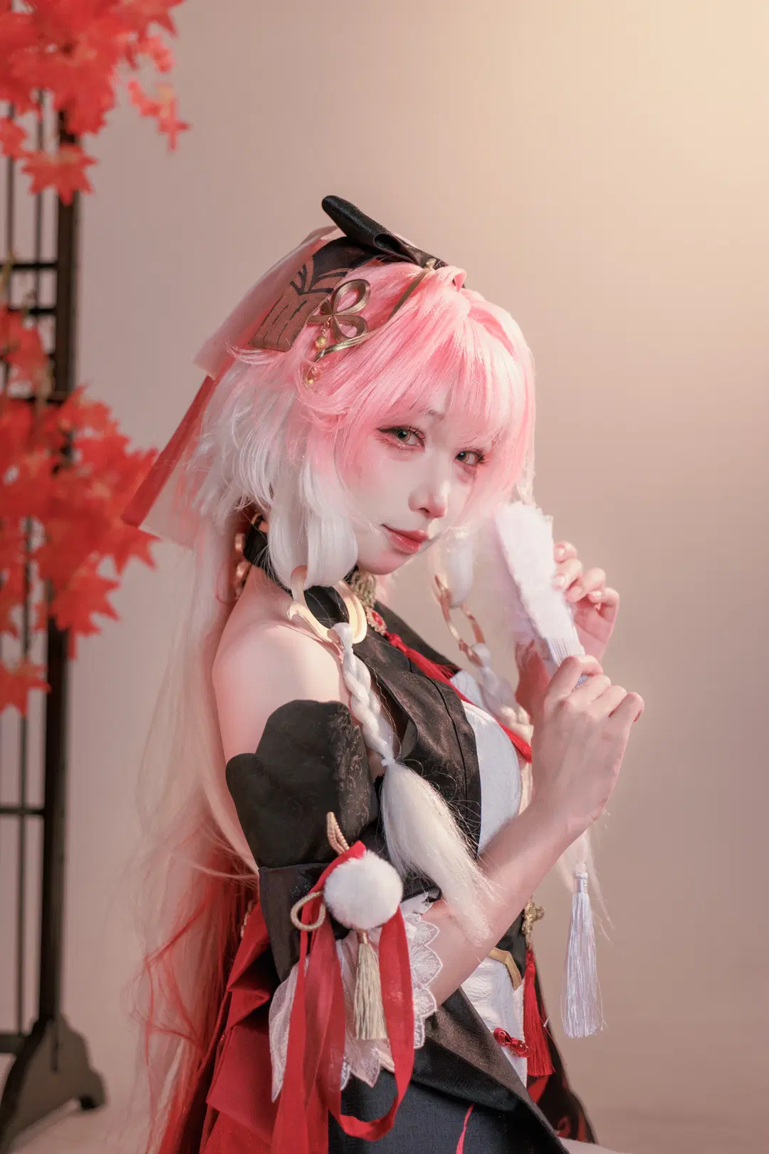 【長離 コスプレ】鳴潮 長離 チャイナドレス スタジオ撮影ポーズ解説 - 云离饱饱 - 5枚目
