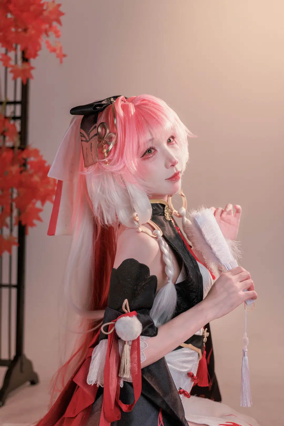 【長離 コスプレ】鳴潮 長離 チャイナドレス スタジオ撮影ポーズ解説 - 云离饱饱 - 9枚目
