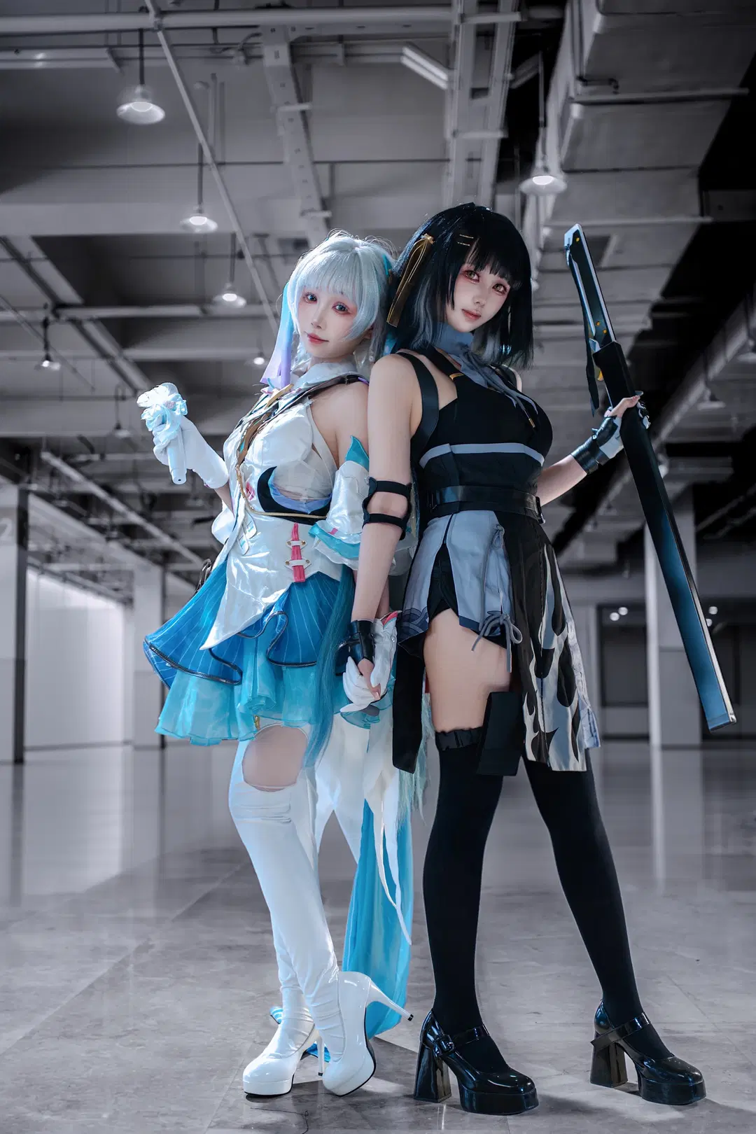 鸣潮, cosplay, 漫展返图, 今汐cos, 黑丝