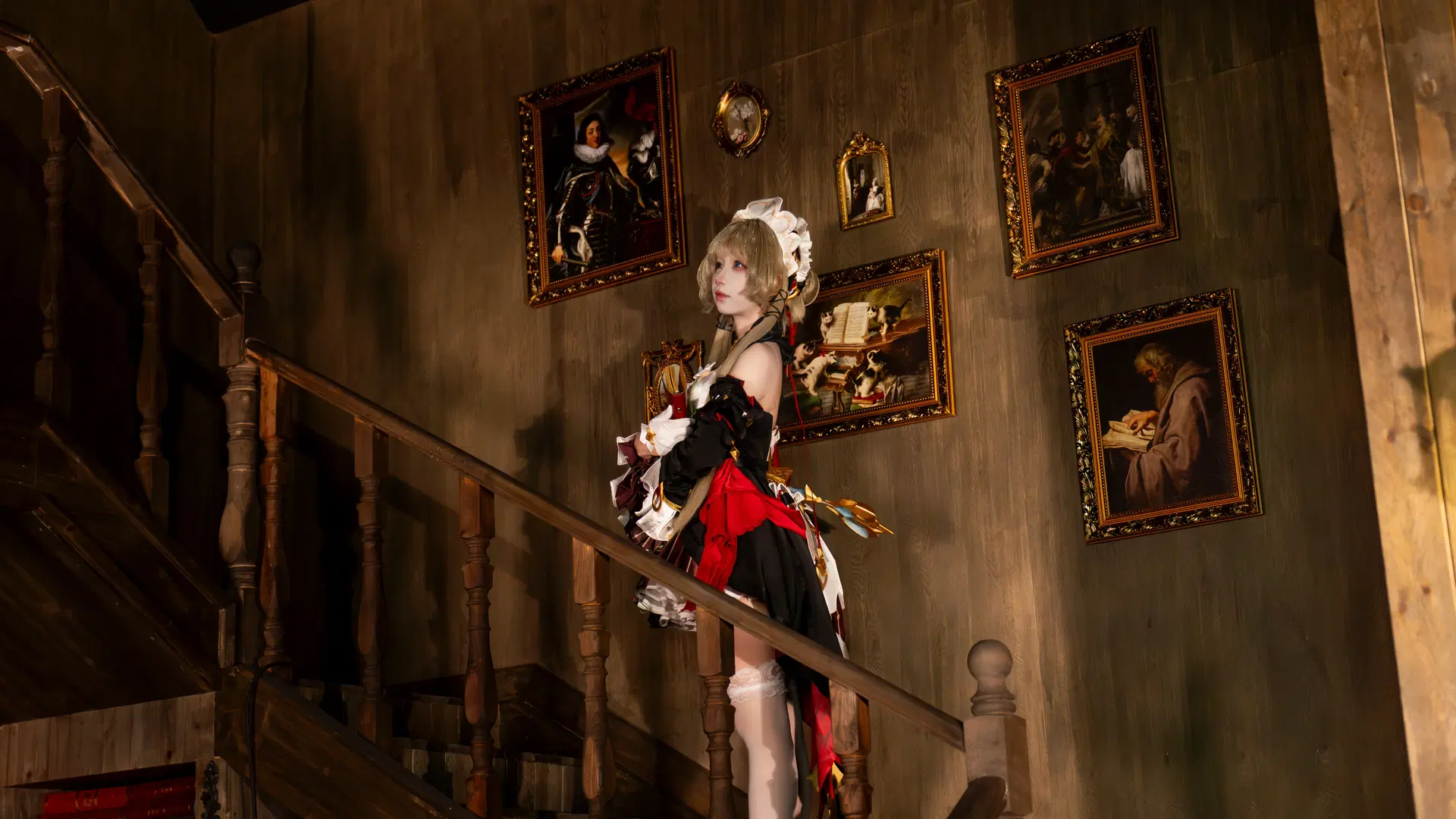 [Sandrone Marionette cosplay] Elegant Stroll in Genshin Impact's Retro Clockwork Citadel by 云离饱饱 - Image 4