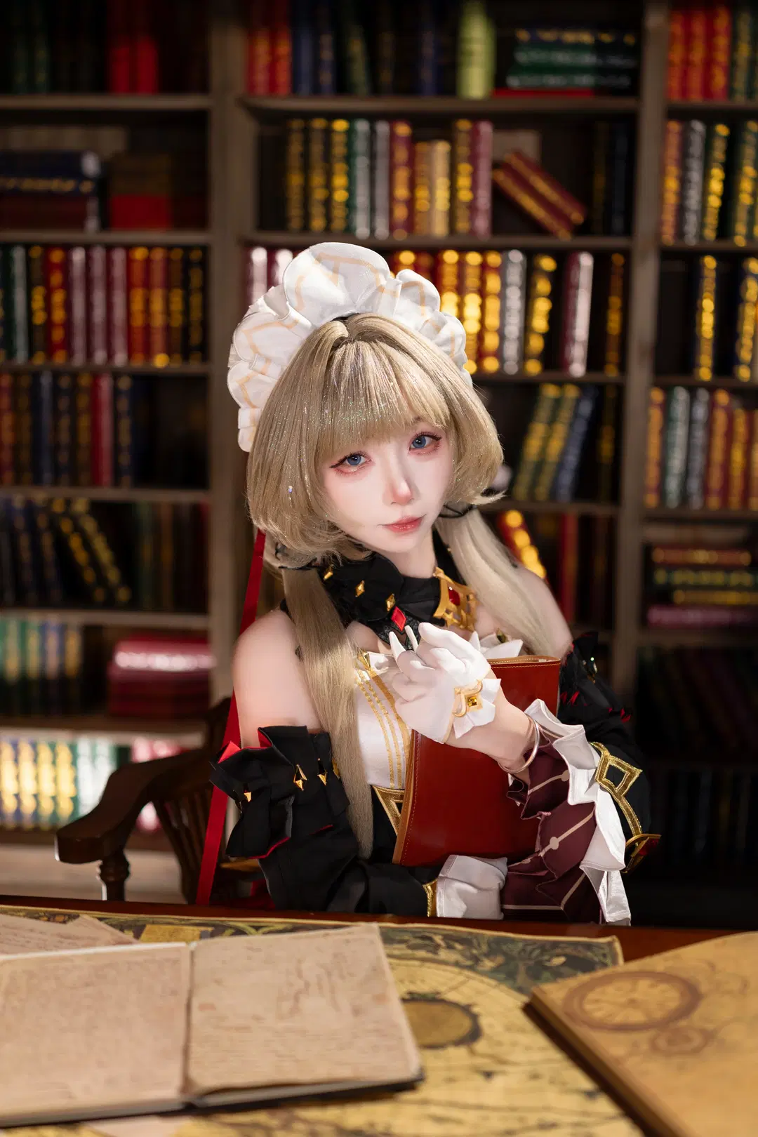 [Sandrone Marionette cosplay] Elegant Stroll in Genshin Impact's Retro Clockwork Citadel by 云离饱饱 - Image 6