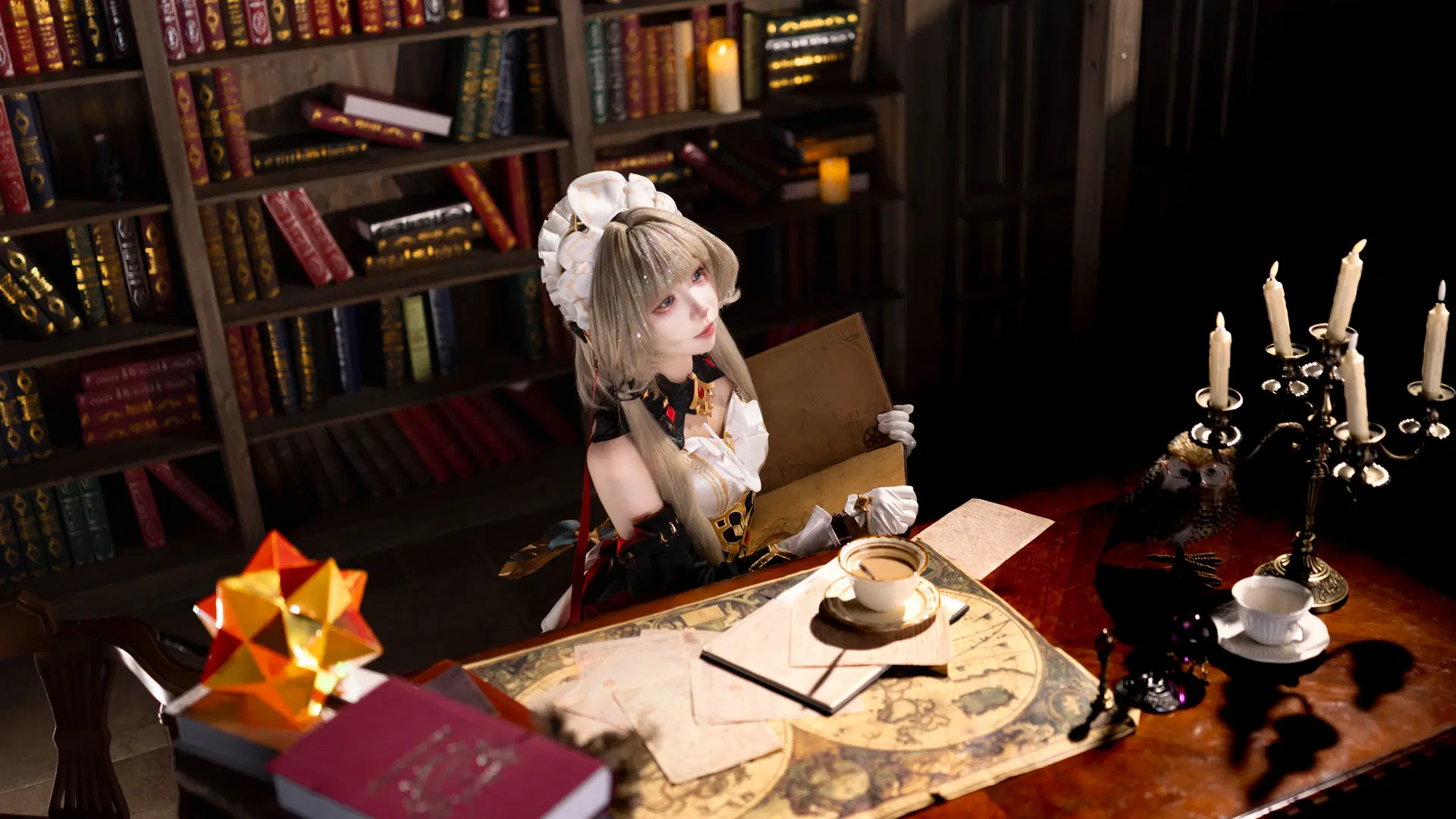 [Sandrone Marionette cosplay] Elegant Stroll in Genshin Impact's Retro Clockwork Citadel by 云离饱饱 - Image 7
