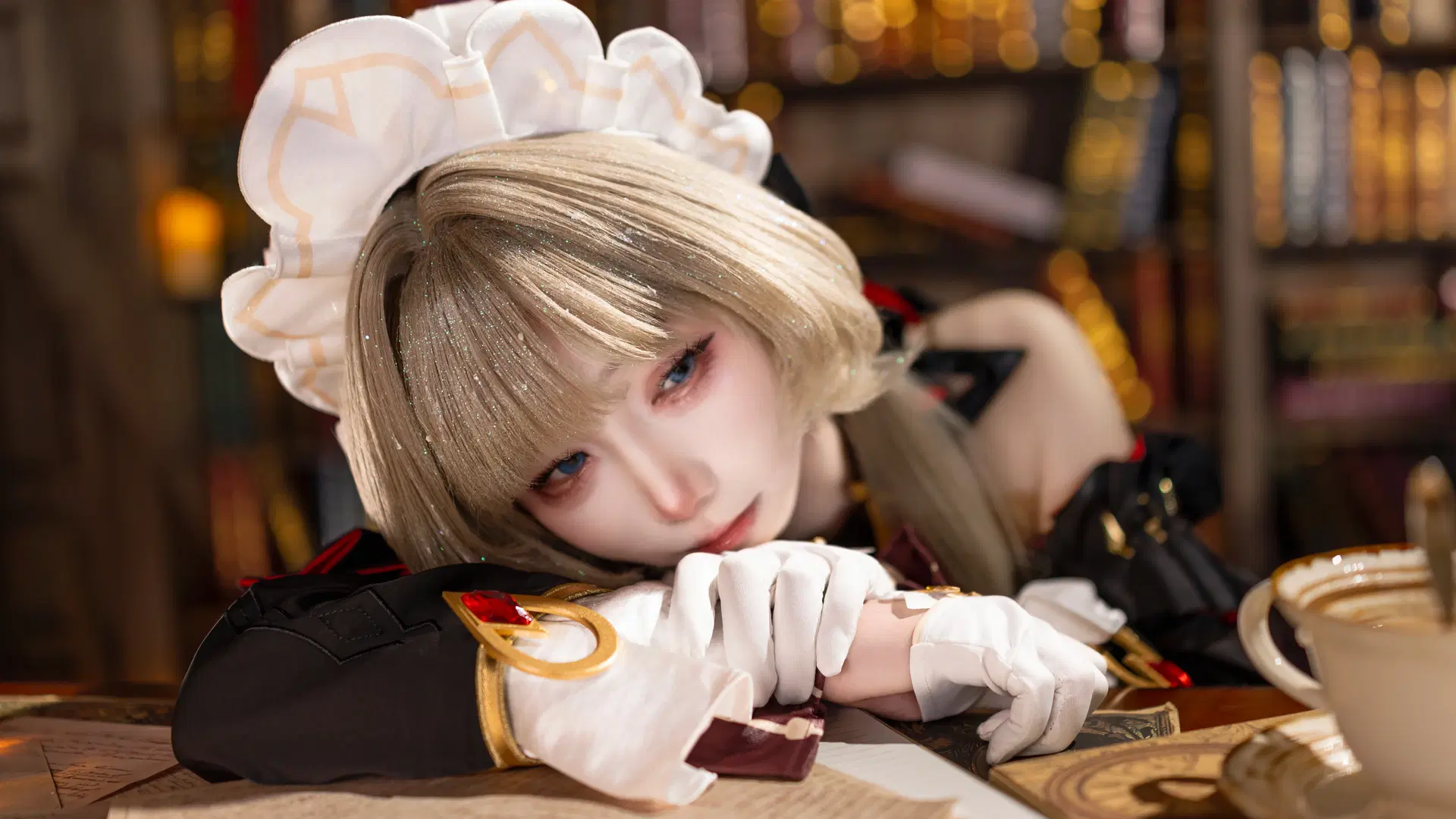 [Sandrone Marionette cosplay] Elegant Stroll in Genshin Impact's Retro Clockwork Citadel by 云离饱饱 - Image 8