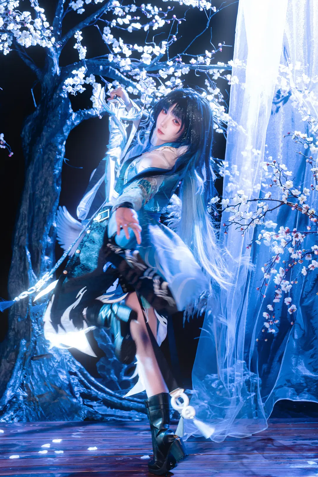 鳴潮, 二次元撮影, スタジオ撮影, 古風コスプレ, 秧秧コスプレ