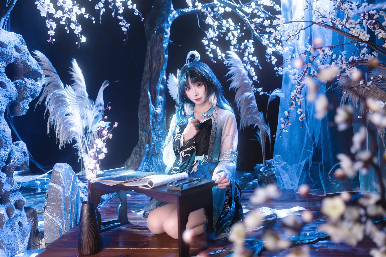 【秧秧cos】鳴潮玄翎這套正片拍起來真的太耗體力了 - 云离饱饱 - 第3張