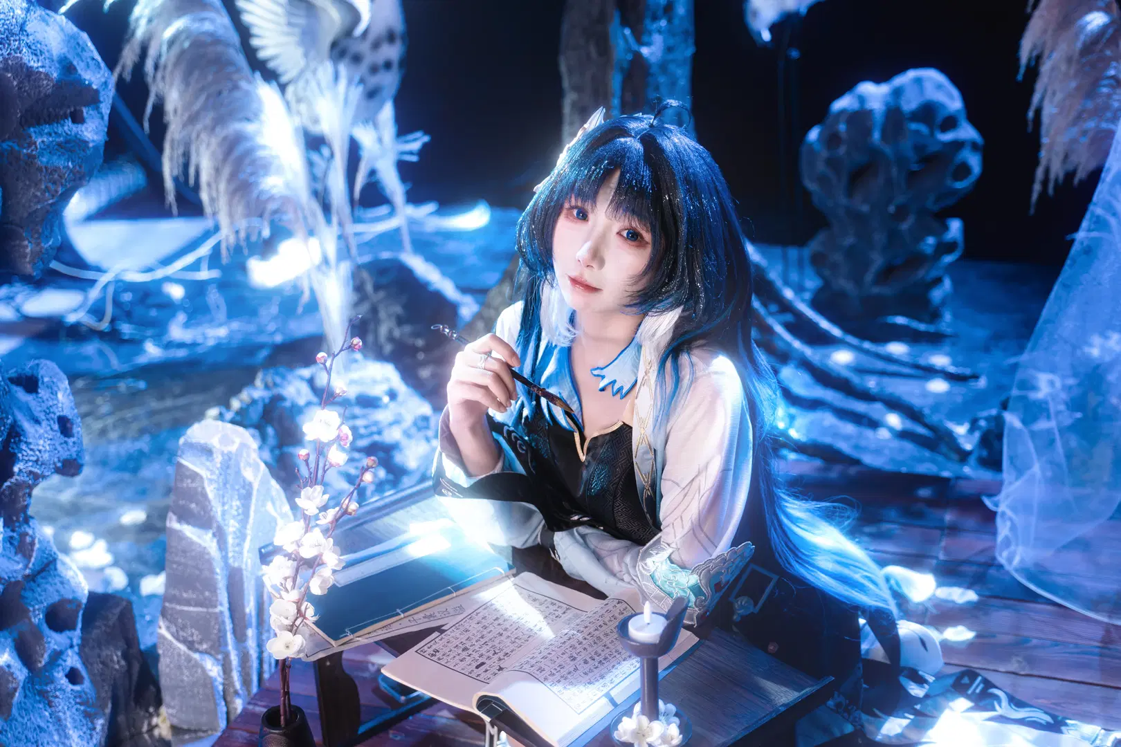 【秧秧cos】鳴潮玄翎這套正片拍起來真的太耗體力了 - 云离饱饱 - 第4張