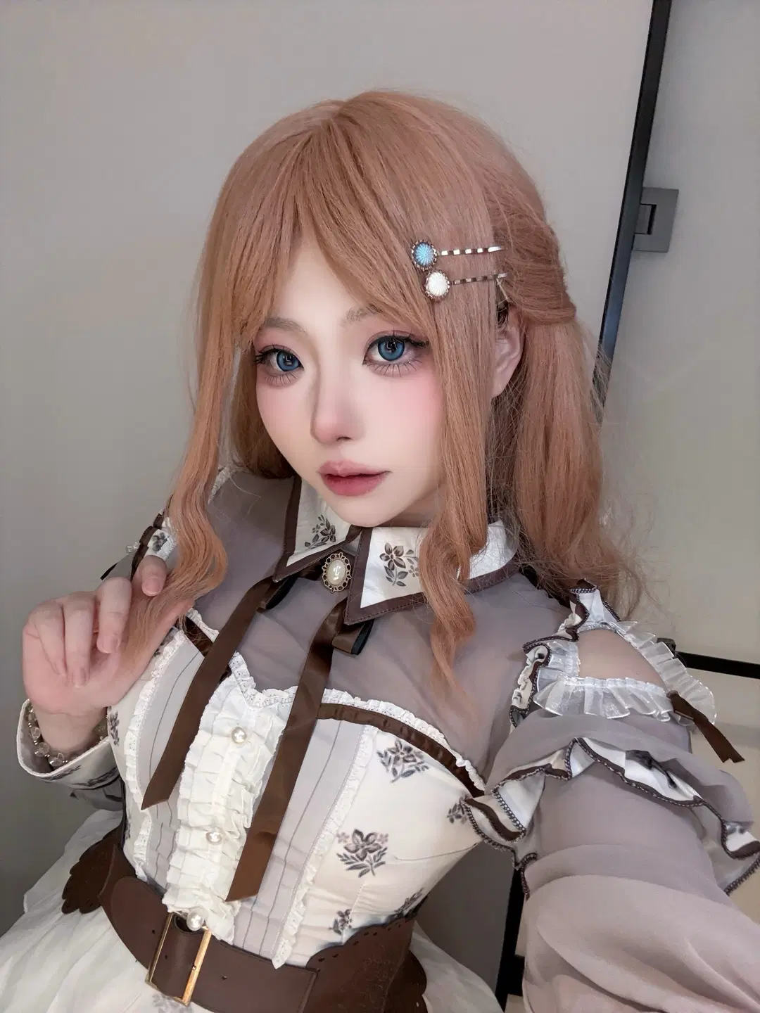 二次元, 自拍, 长崎素世cos, 复古洋装, bangdream mygo