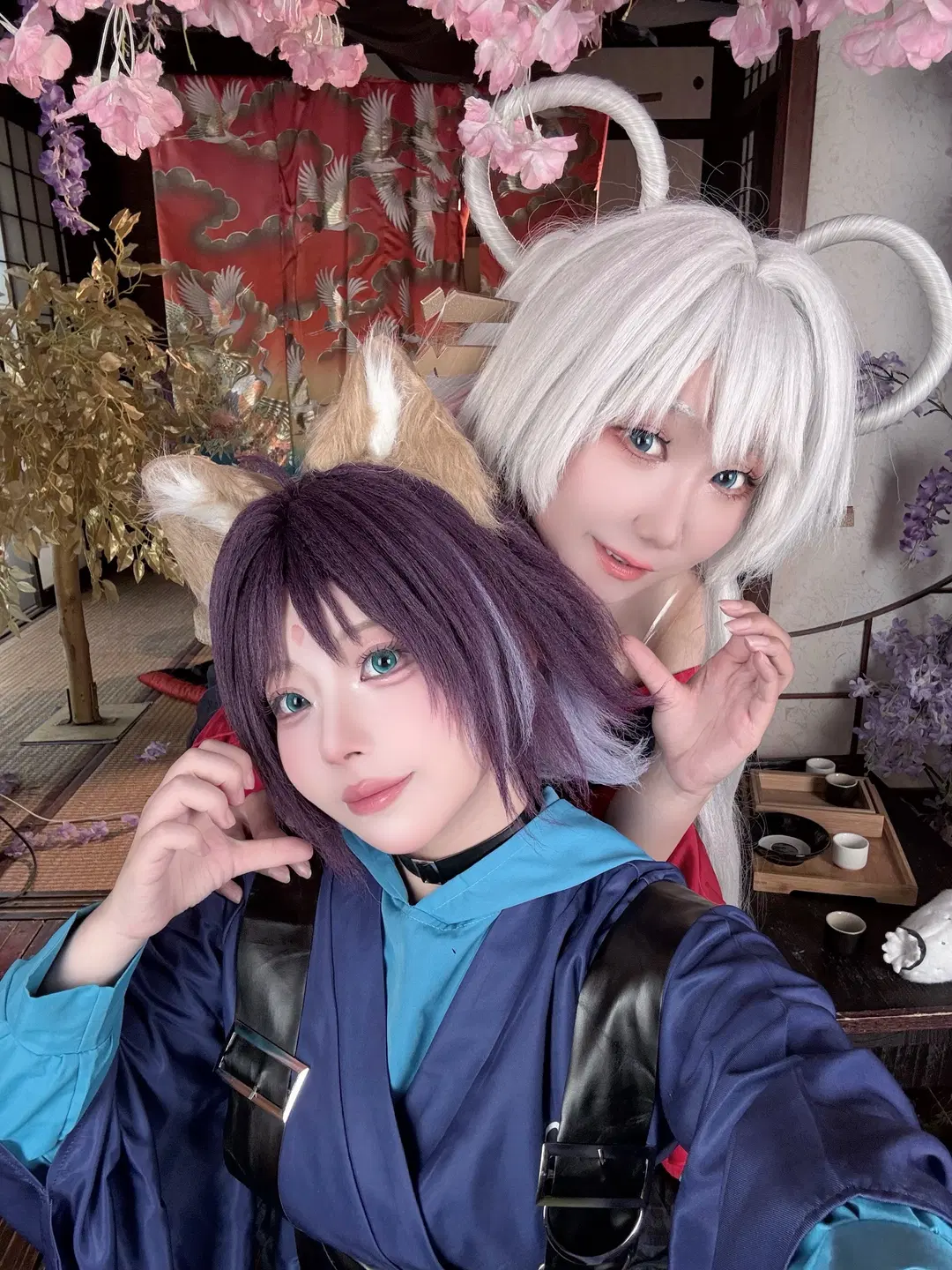 【Cosmic Princess Kaguya!】Speed Selfie Challenge with Yachiyo cosplay, Sakayori Iroha cosplay & Kaguya cosplay (2D Vision Project) by 盒原纯壹 - Image 2