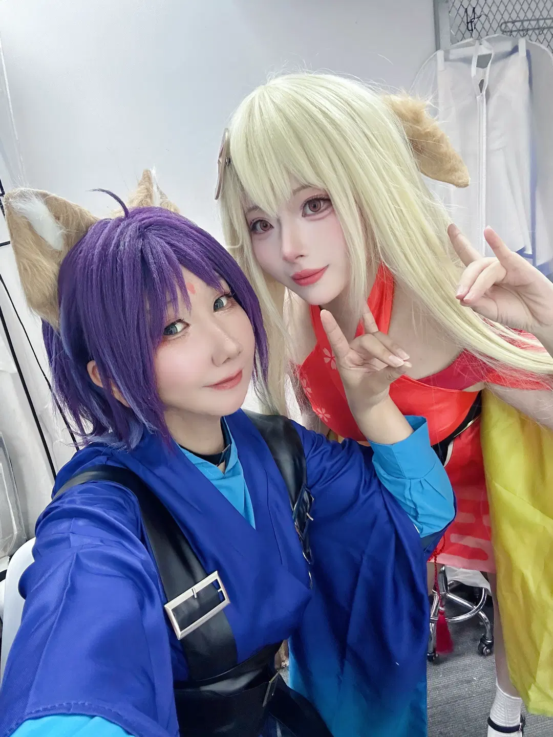 【Cosmic Princess Kaguya!】Speed Selfie Challenge with Yachiyo cosplay, Sakayori Iroha cosplay & Kaguya cosplay (2D Vision Project) by 盒原纯壹 - Image 4